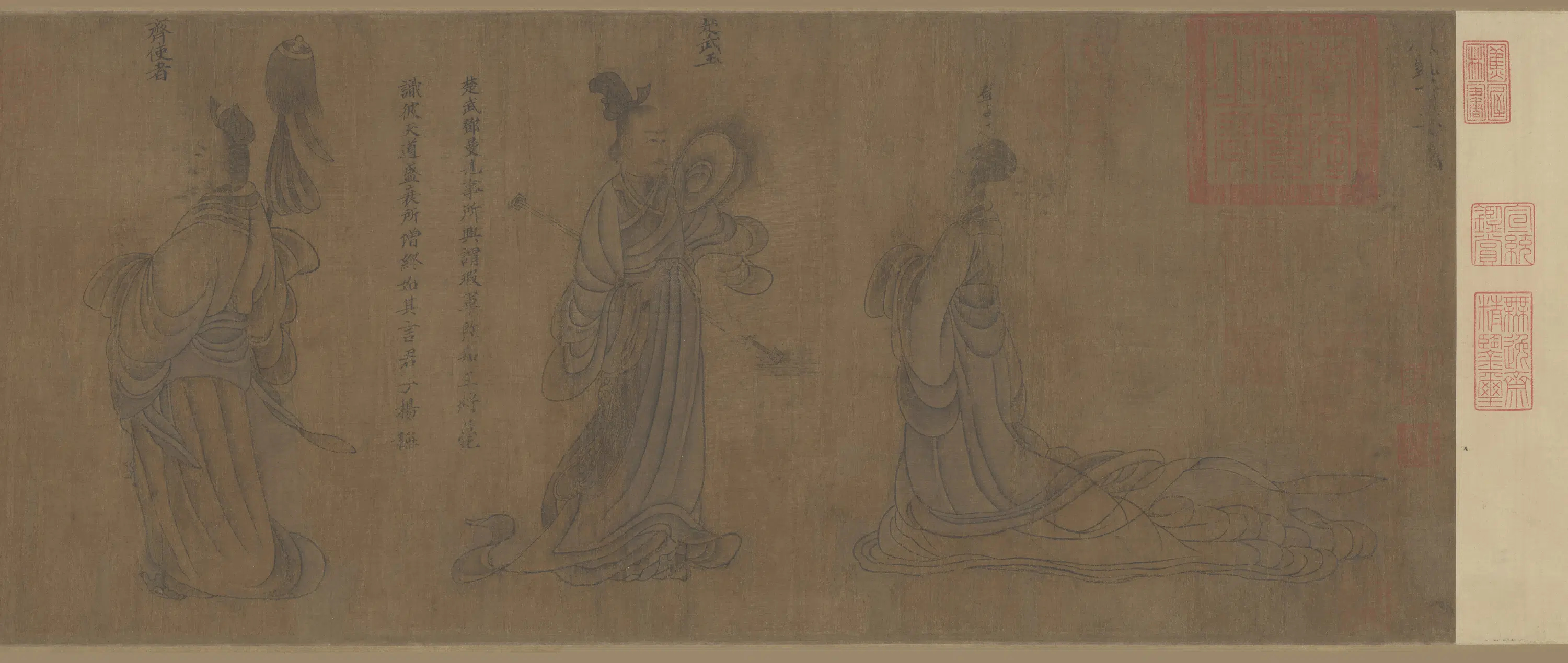 东晋【顾恺之】《列女仁智图卷（宋摹）》 第9张