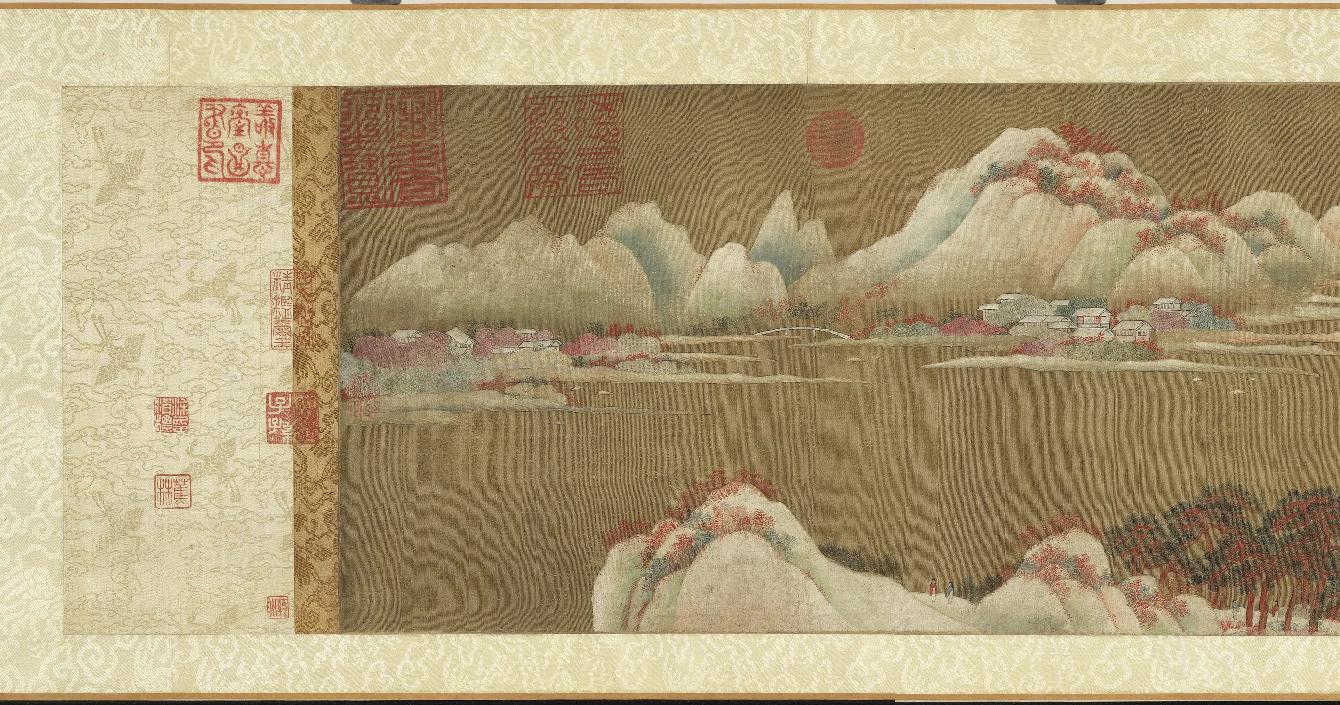 唐朝【杨昇(杨升)】《画山水卷》 第2张 唐朝【杨昇(杨升)】《画山水卷》 第2张
