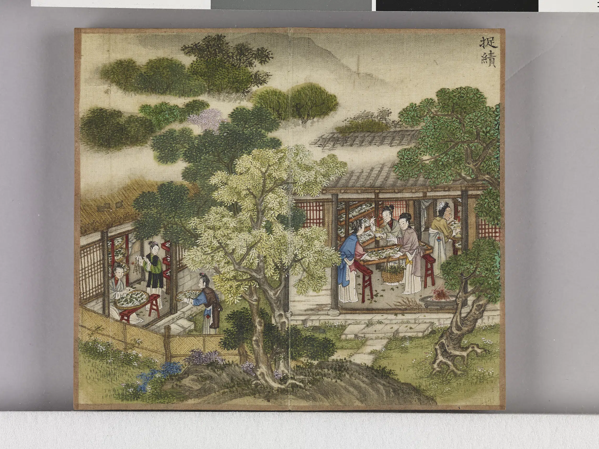 【佚名】《耕织图诗「织一」拓本》 第4张