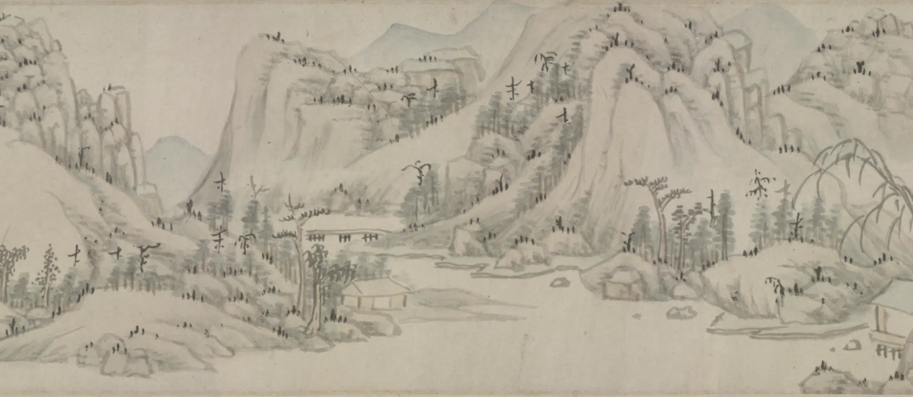 清代【李绍箕】《山水图卷》 第4张