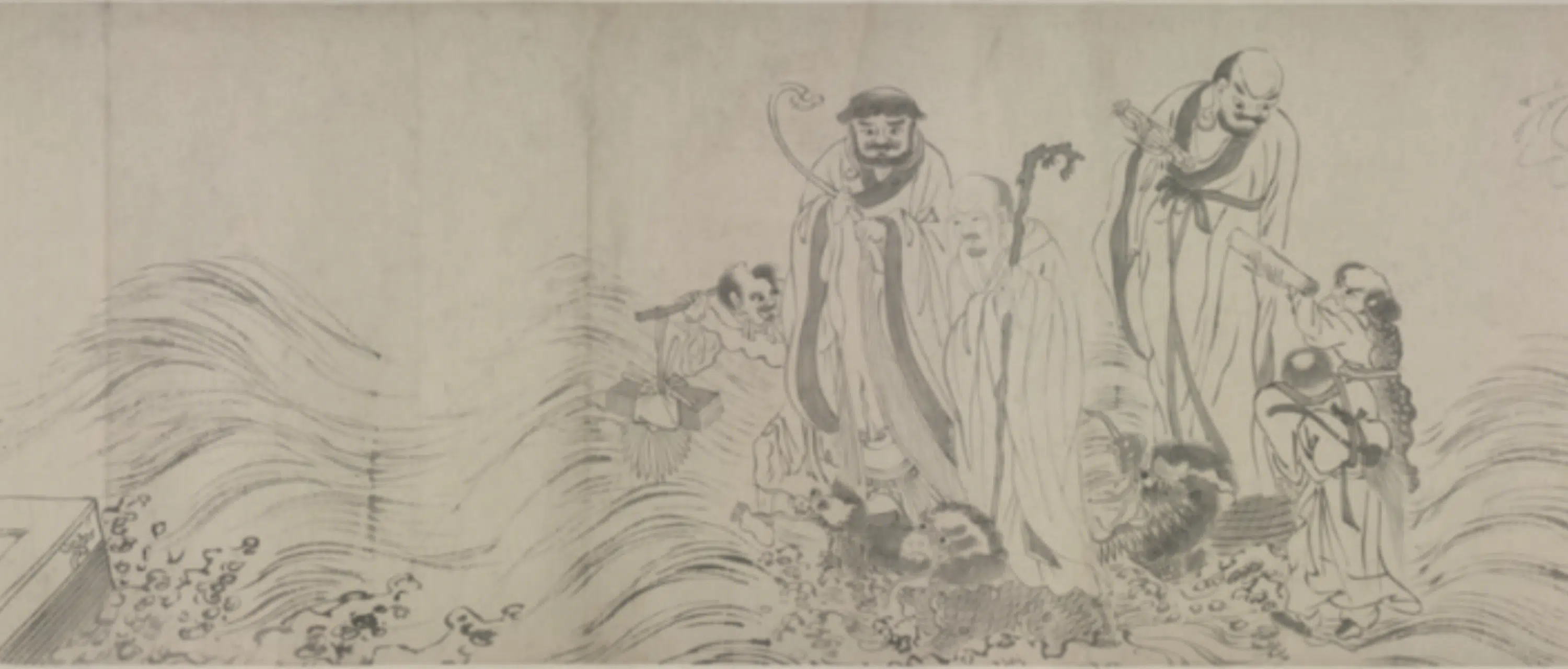 明朝【李士达】《罗汉图卷》 第7张