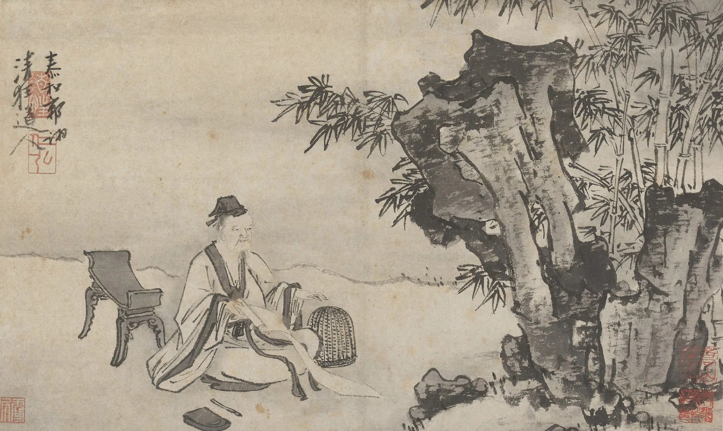 明朝【郭诩】《人物册》 第4张 明朝【郭诩】《人物册》 第4张