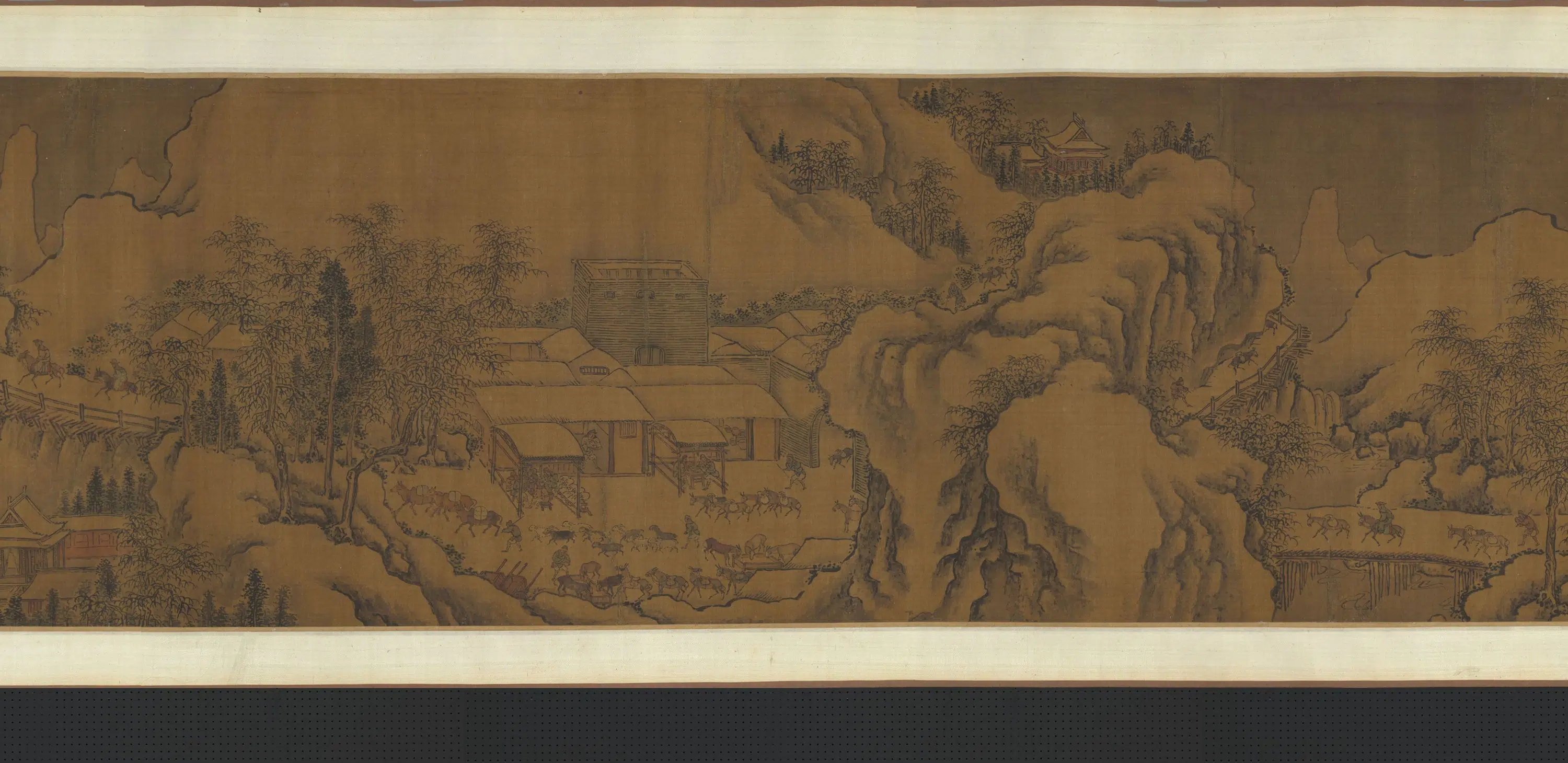 北宋【郭熙】《雪景山水真迹图卷》 第4张