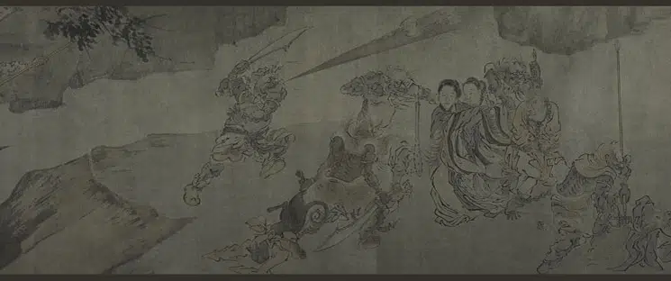 明朝【佚名】《搜山图卷》 第5张