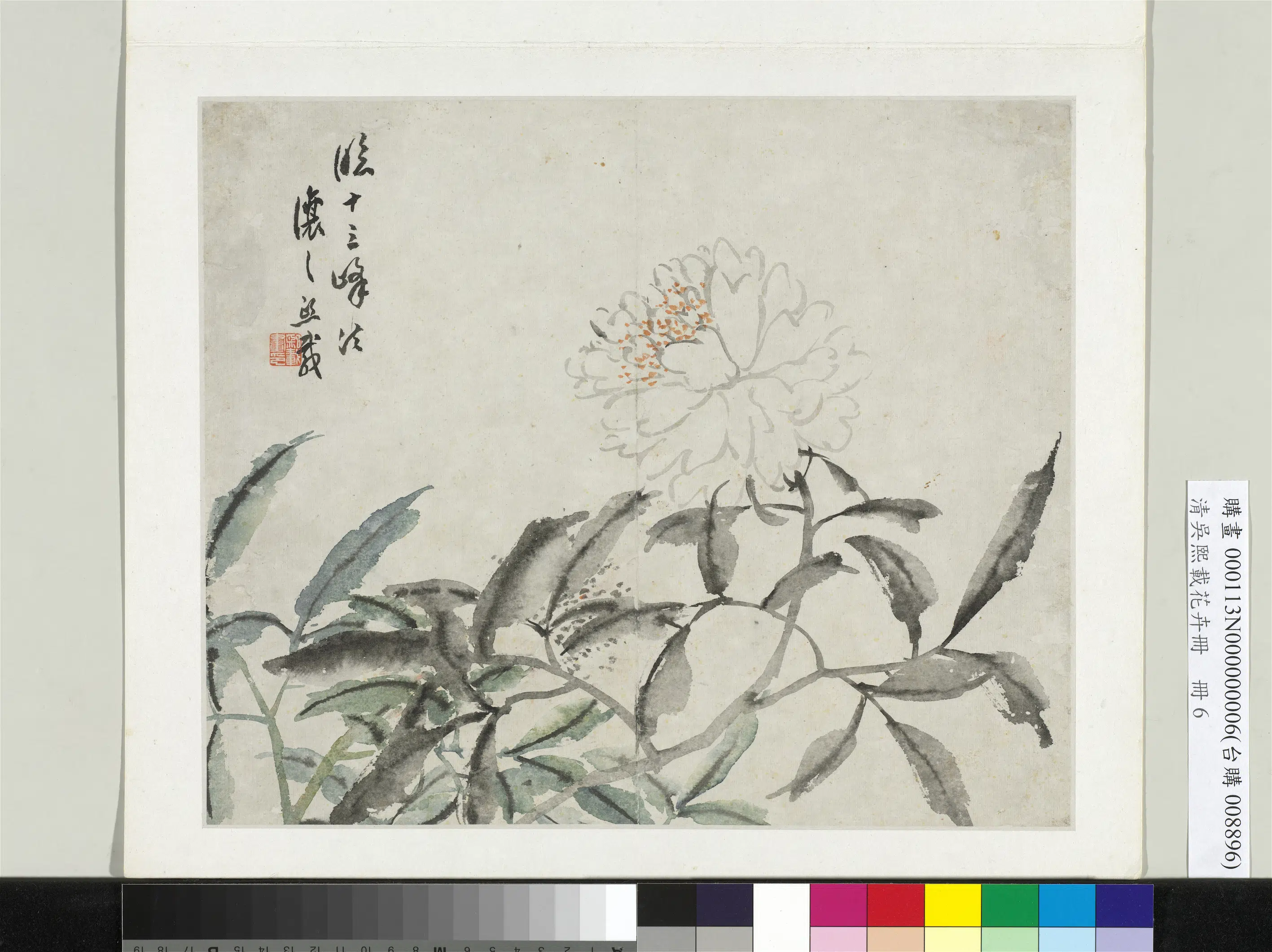 清代【吴熙载】《花卉册》 第7张