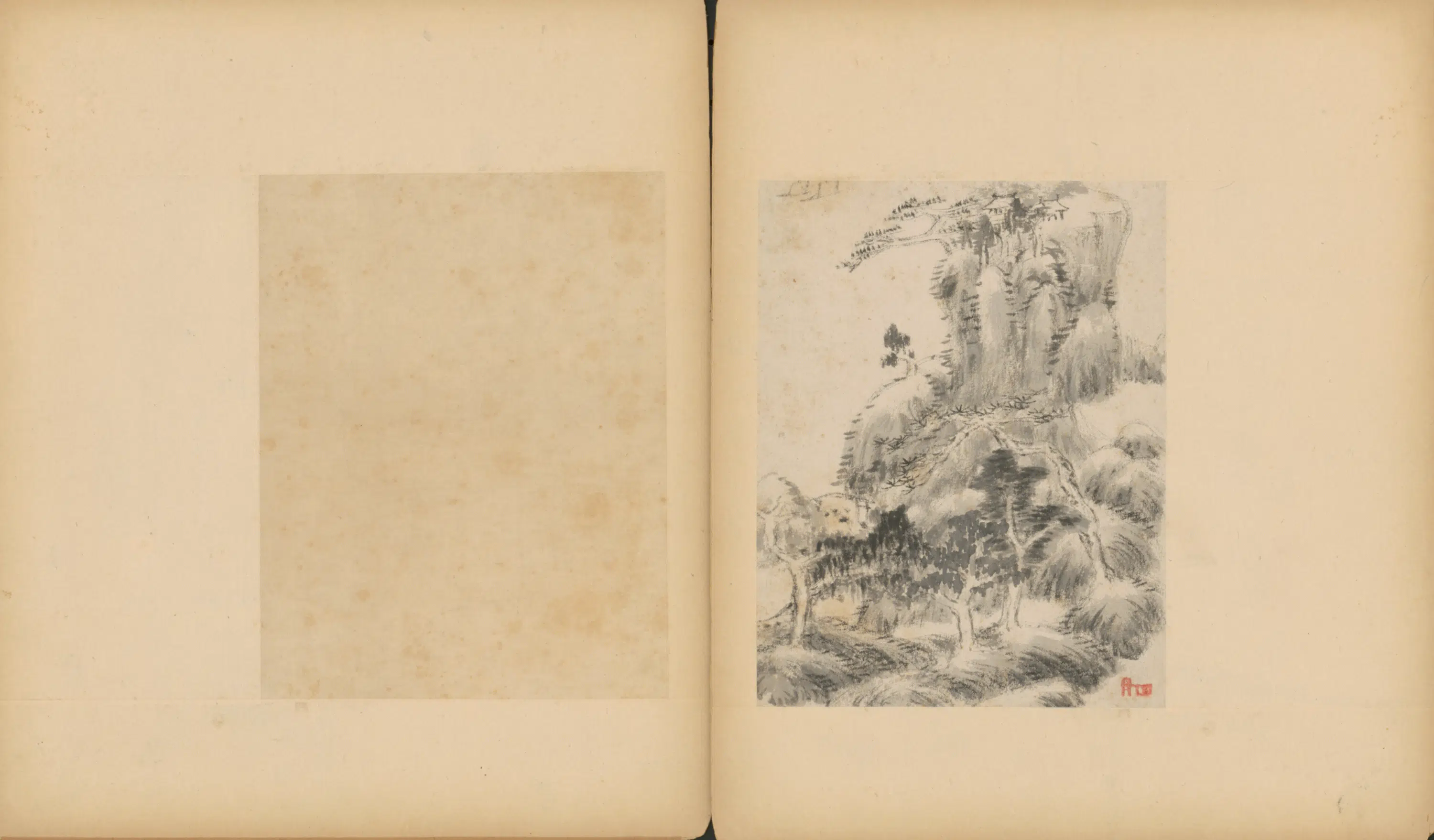 清代【朱耷】《杂画册（9开）》 第2张