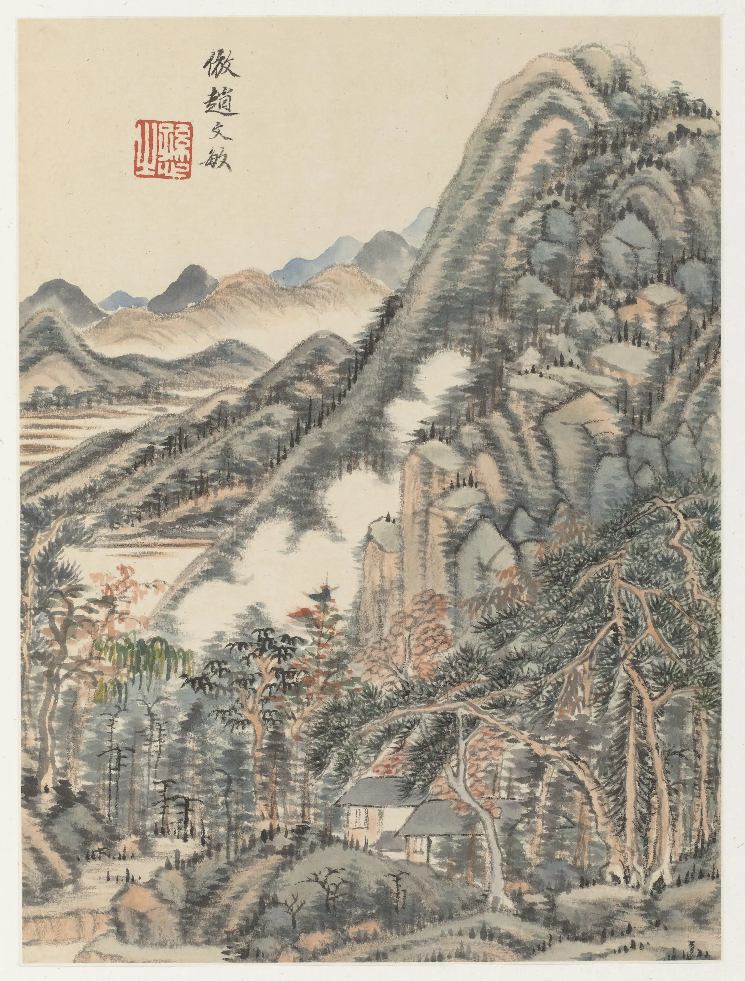 清代【王时敏】《山水图册-1》