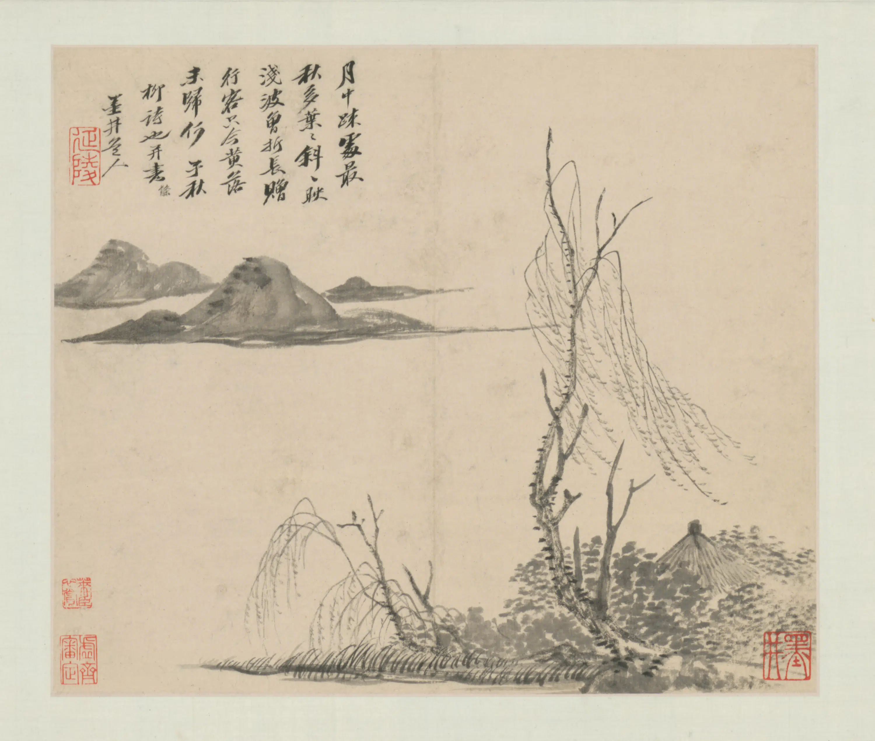 清代【吴历】《山水图册-10开》 第6张