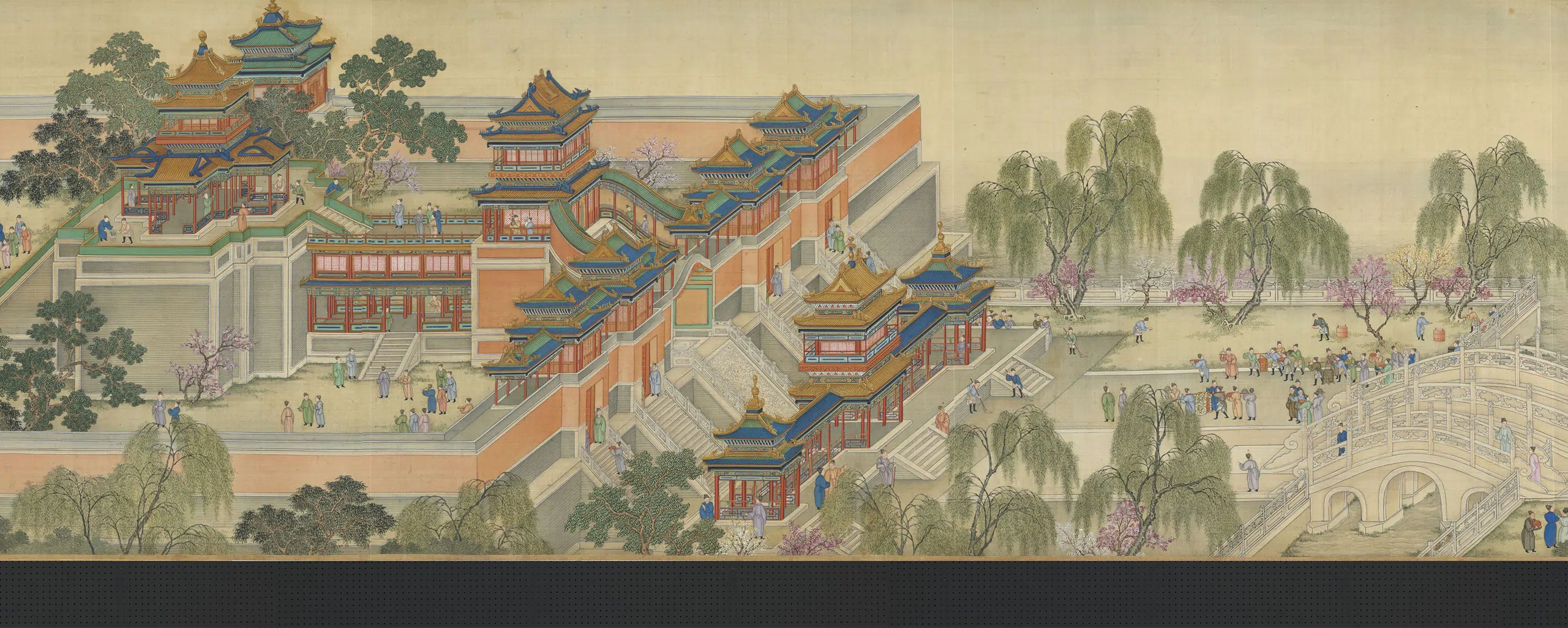 清代【周鲲】《院本汉宫春晓图》 第10张
