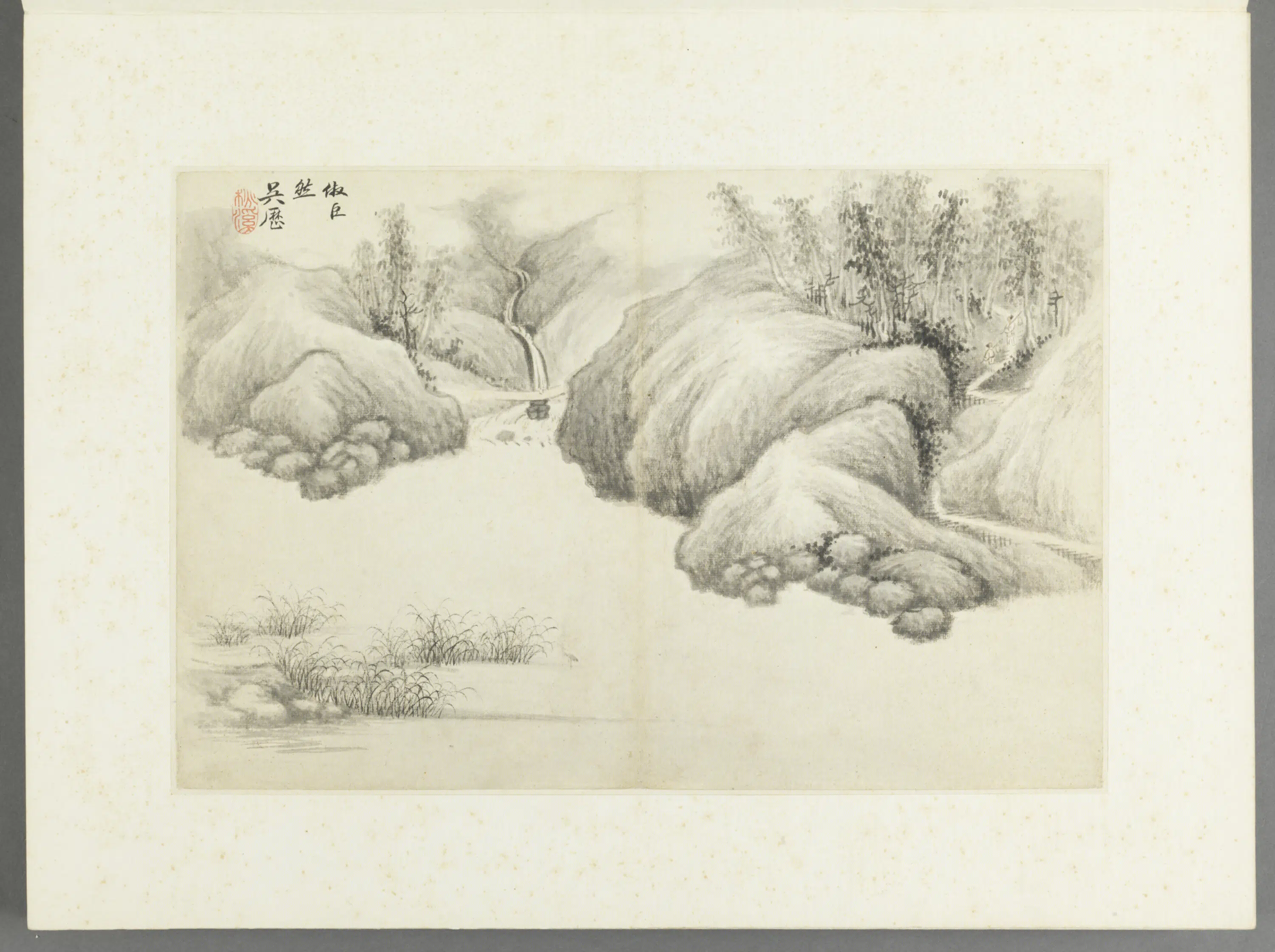 清代【吴历】《顾殷等山水册（12开）》 第9张