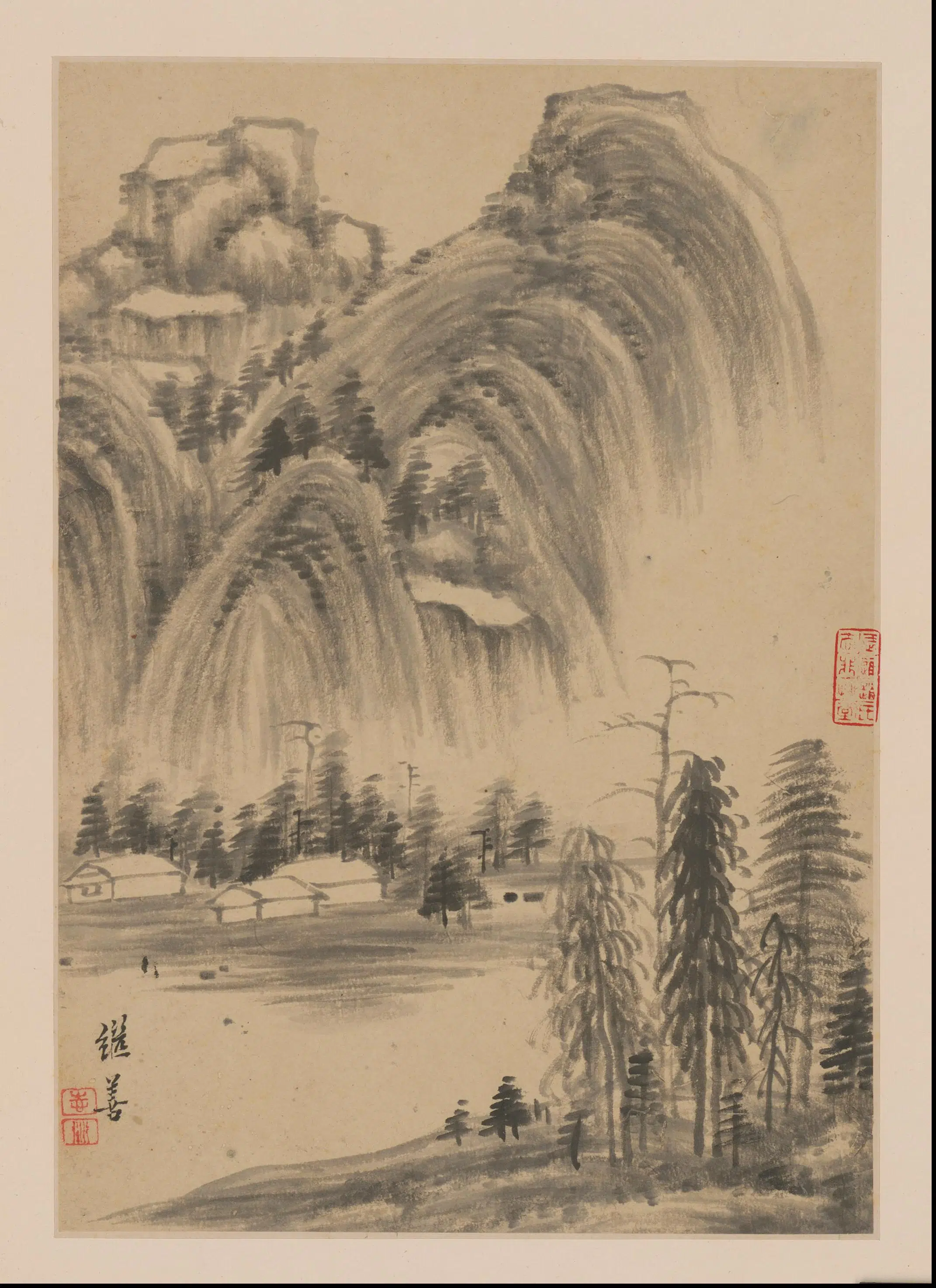 清代【德梵】《山水册页》 第3张 清代【德梵】《山水册页》 第3张