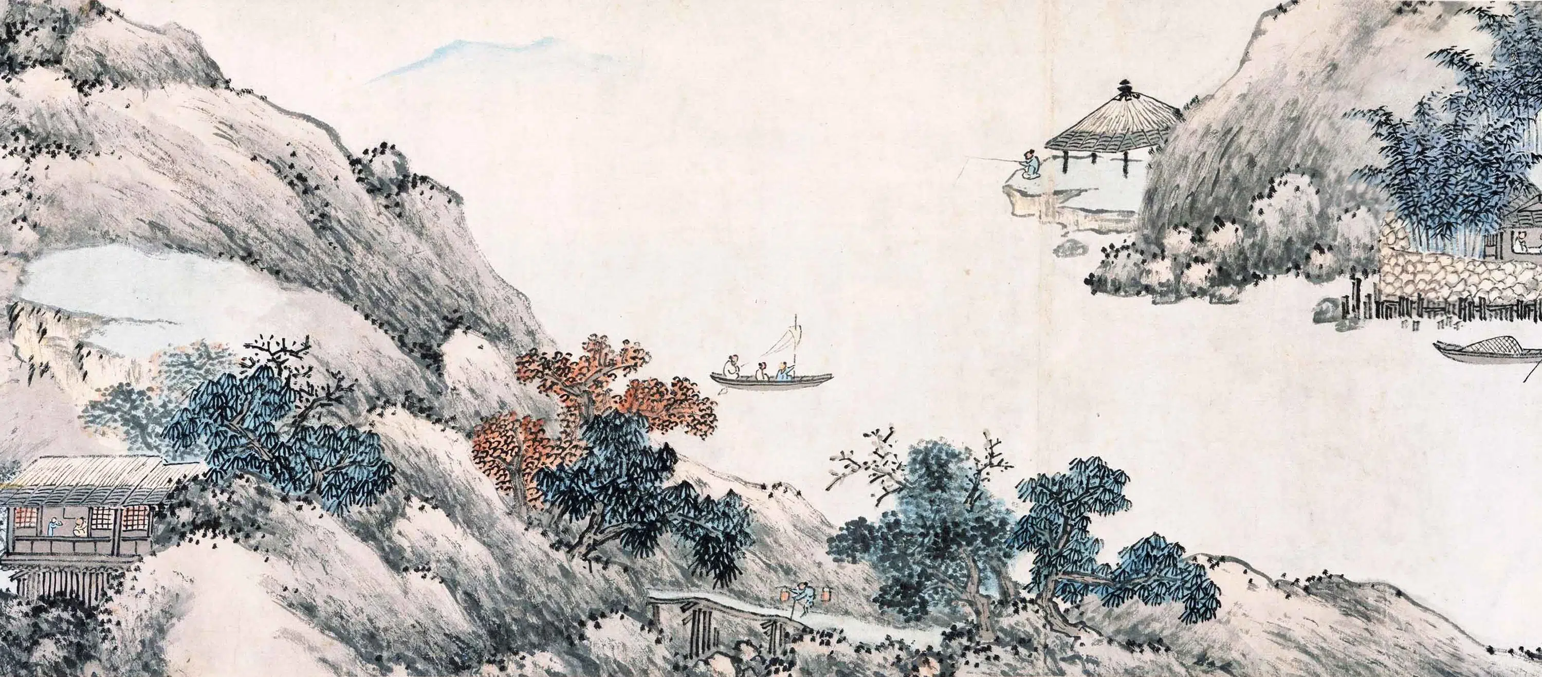 明朝【沈周】《吴中山水卷》 第5张