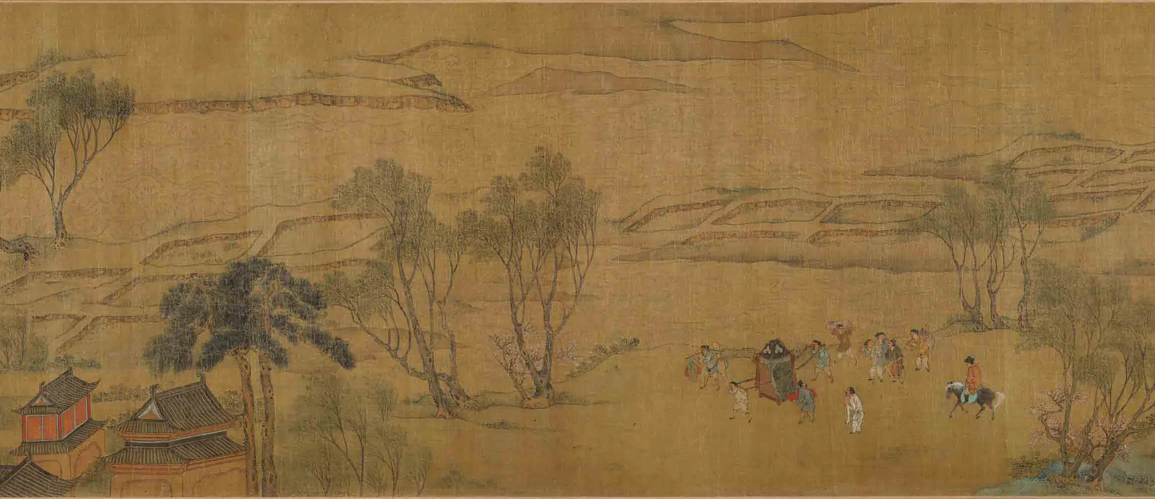 清代【佚名】《仿张择端清明上河图卷》 第4张