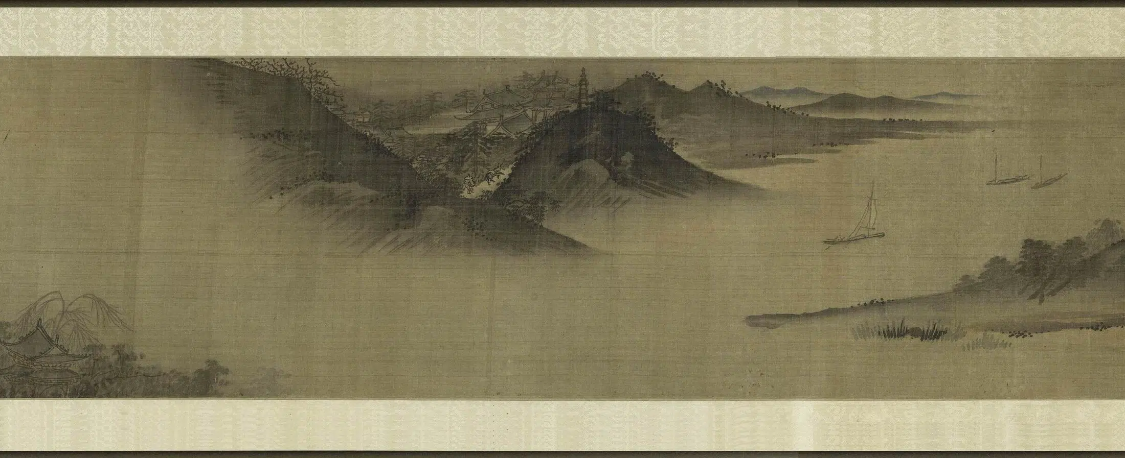 元朝【张远】《潇湘八景图卷》 第7张