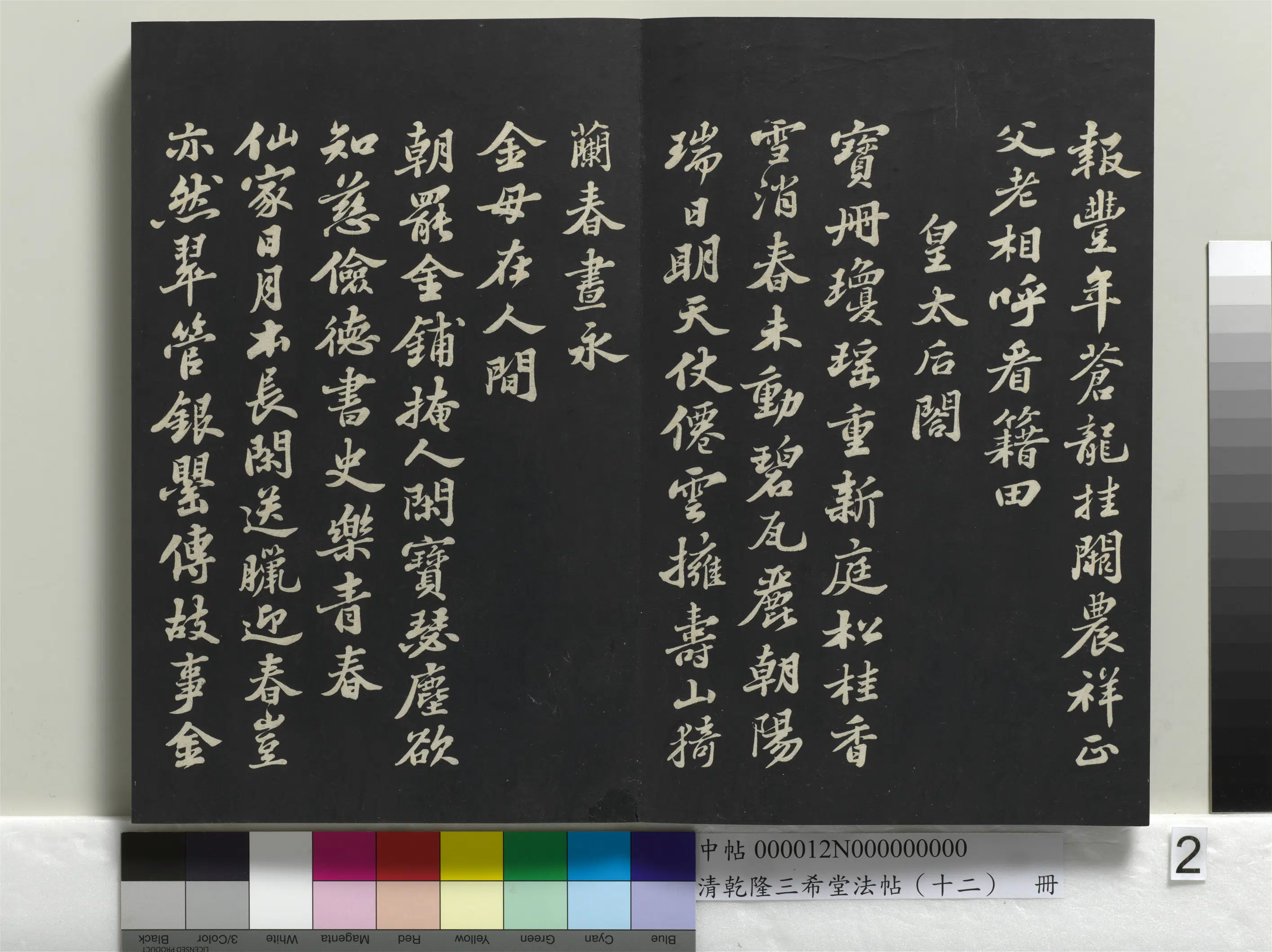 清代【爱新觉罗弘历-乾隆-清高宗】《乾隆三希堂法帖（十二）册》 第12张