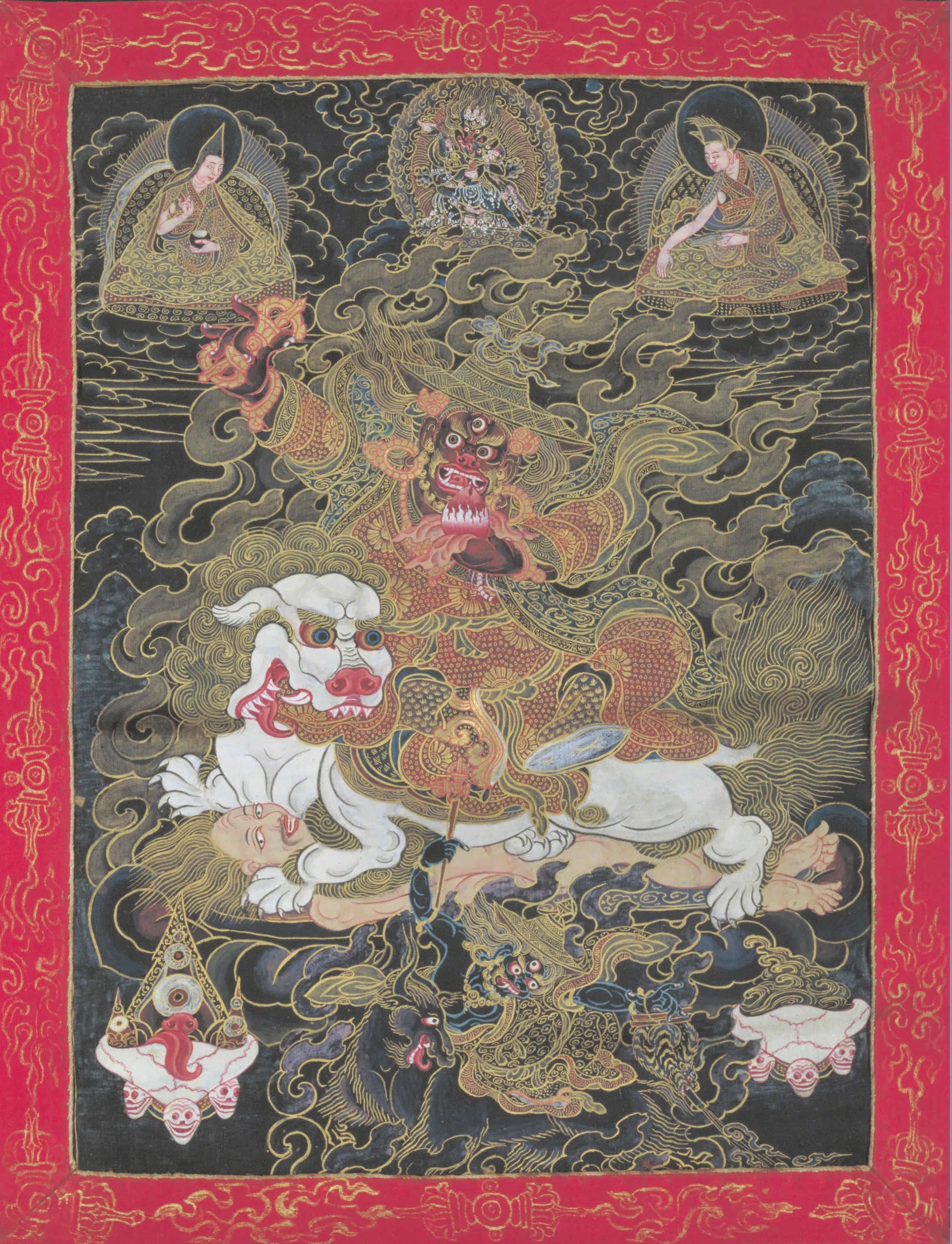 清代【清人】《画吉菩金刚像轴》 第1张 清代【清人】《画吉菩金刚像轴》 第1张