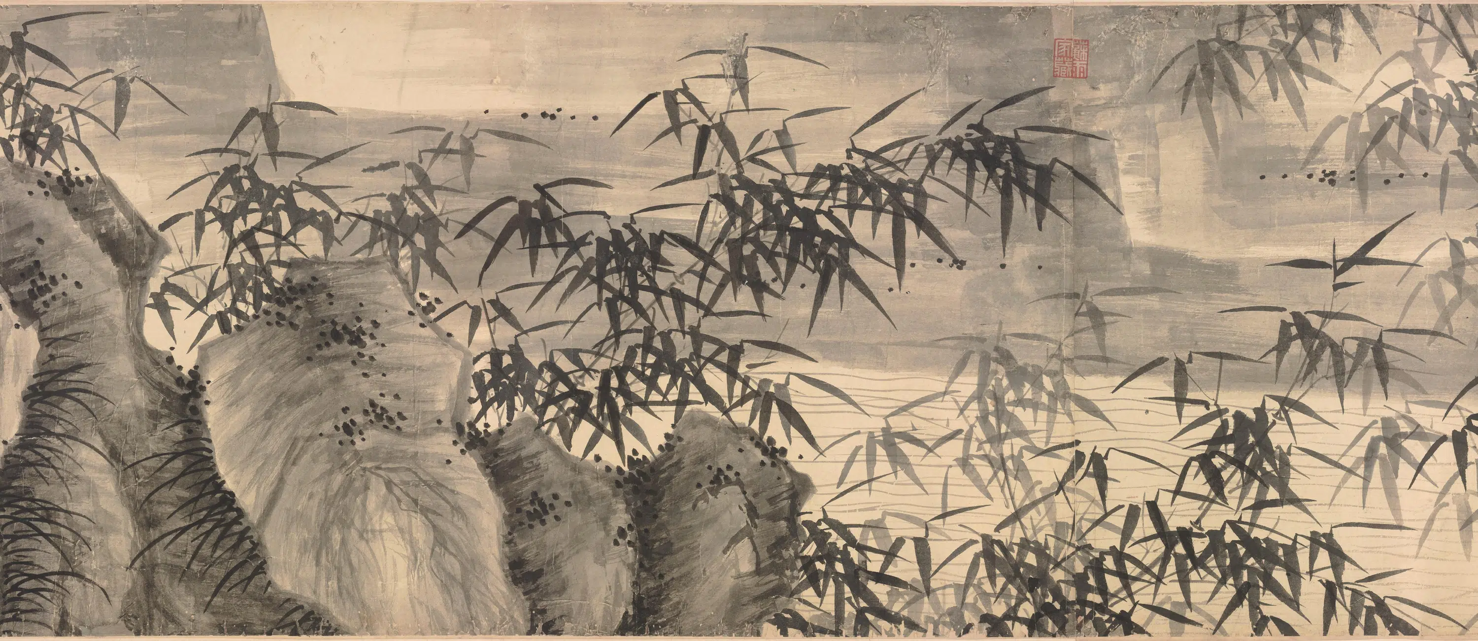 明朝【夏昶】《竹石图卷》 第4张