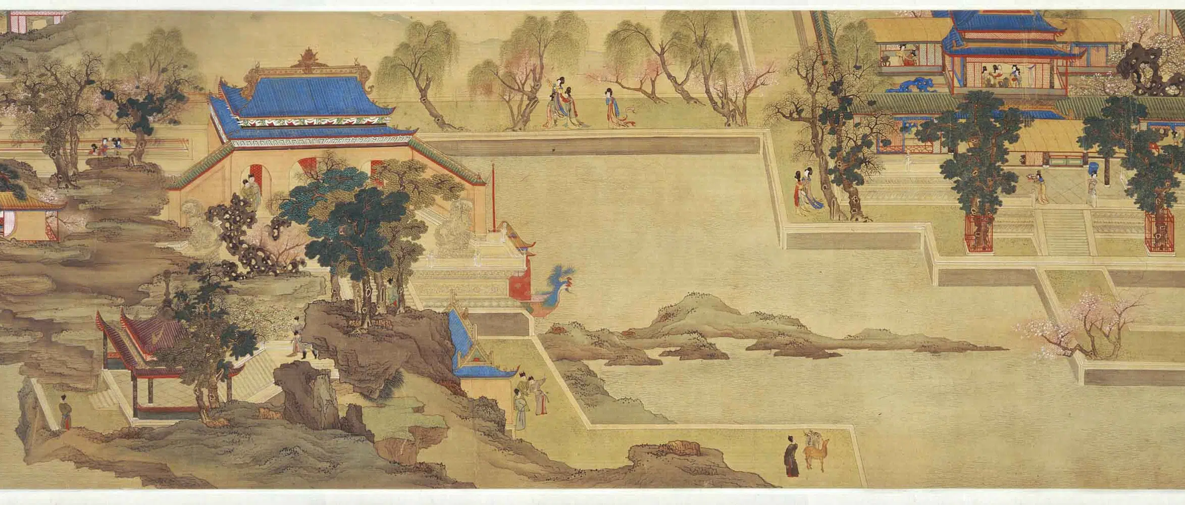 清代【吕焕成】《汉宫春晓图卷》 第8张