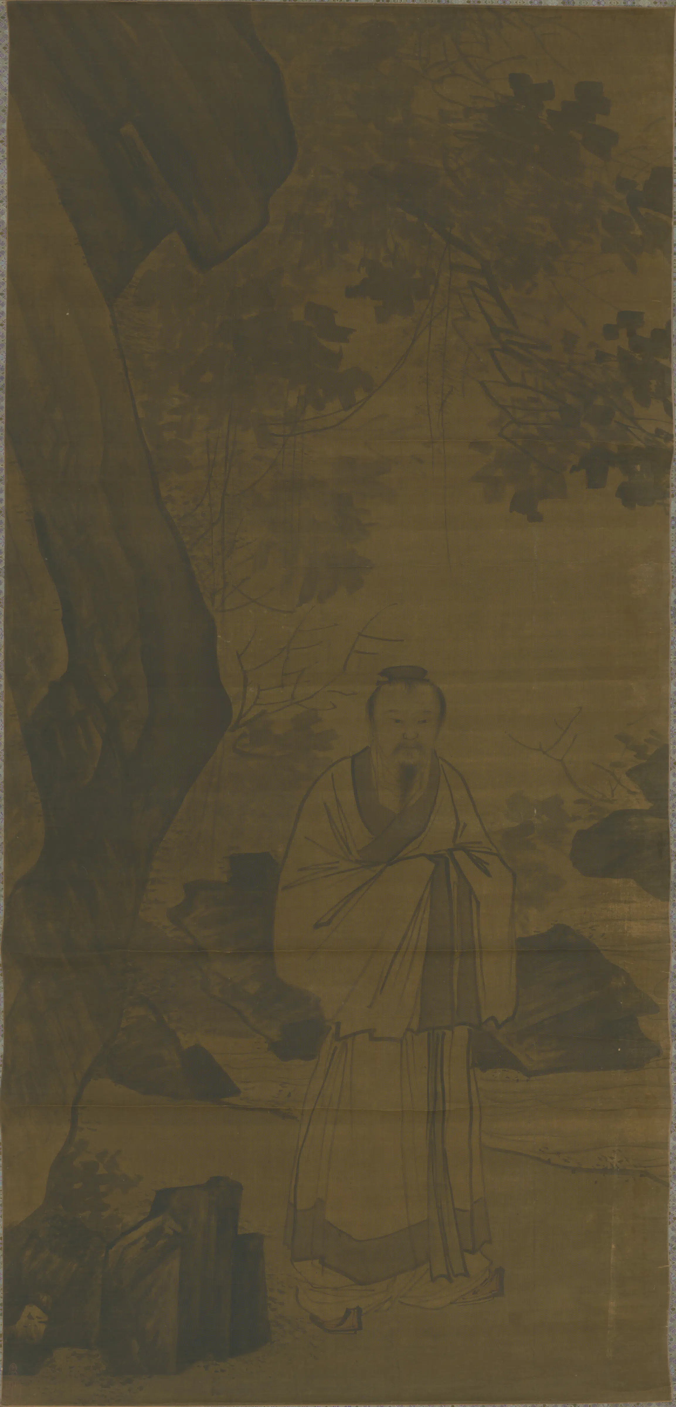 明朝【明人】《桐荫高士图轴》 第1张 明朝【明人】《桐荫高士图轴》 第1张