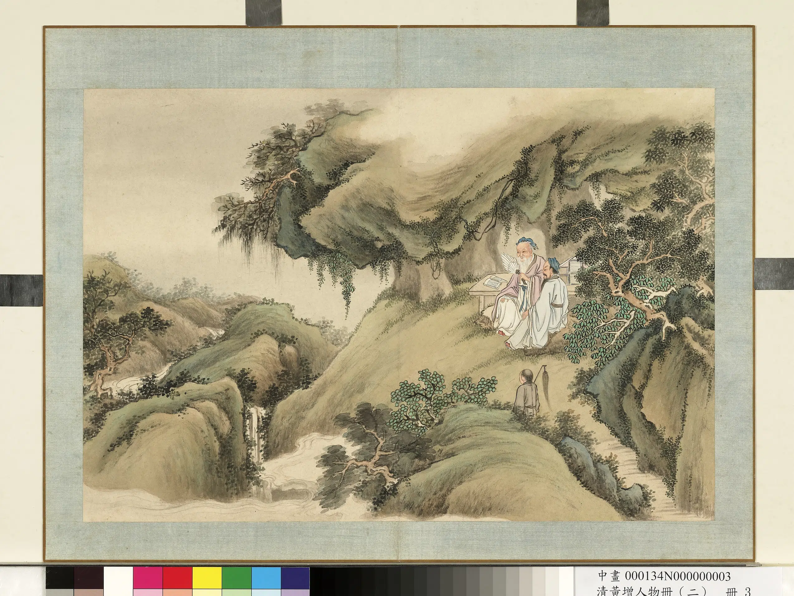 清代【黄增】《人物(二)册》 第4张 清代【黄增】《人物(二)册》 第4张