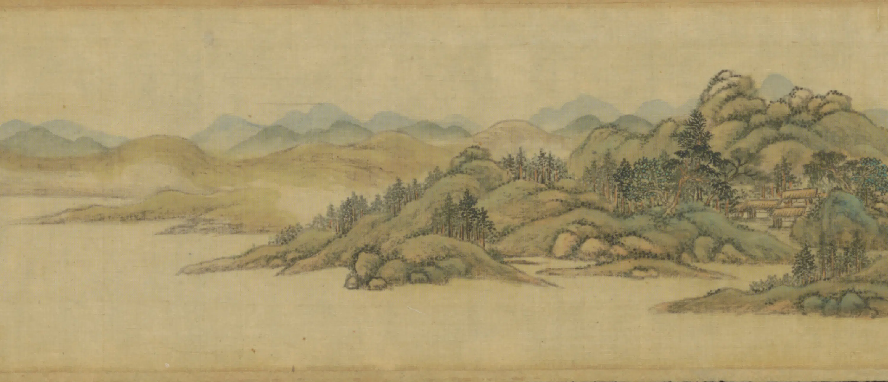 清代【唐岱】《山水图卷》 第2张 清代【唐岱】《山水图卷》 第2张