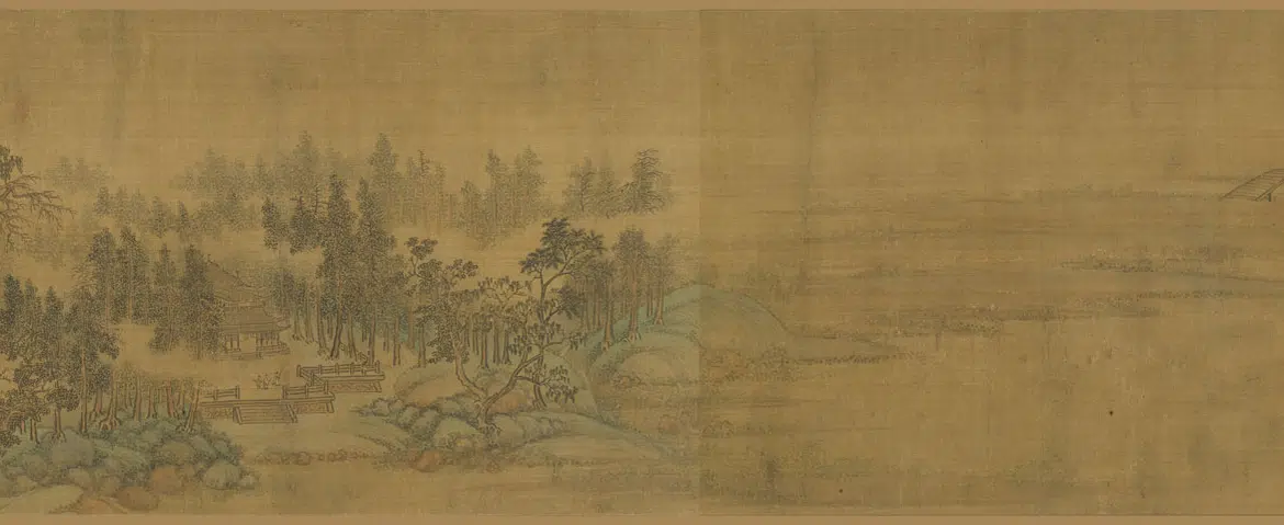 清代【王翚】《群峰春霭图卷》 第6张 清代【王翚】《群峰春霭图卷》 第6张