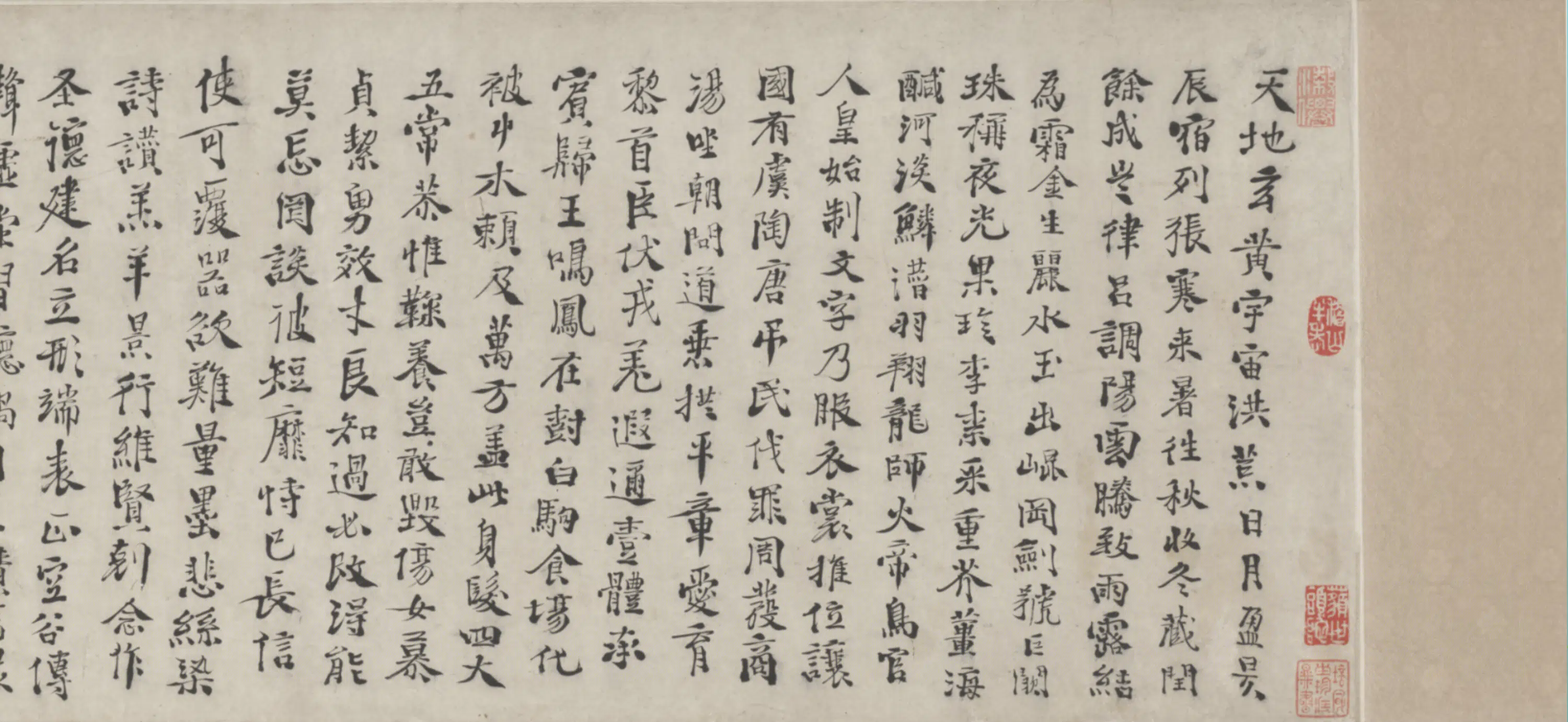 明朝【徐渭】《行楷书千字文卷》 第6张