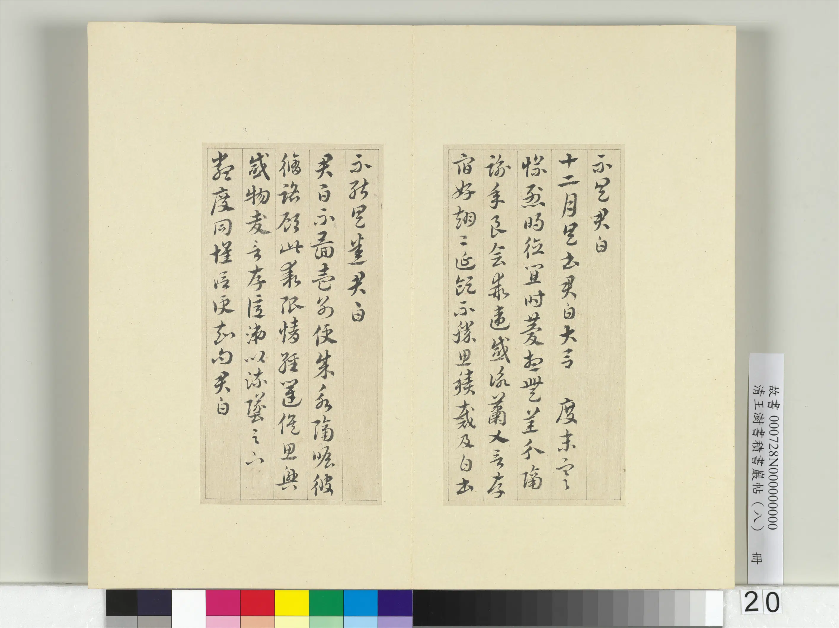 清代【王澍】《书积书岩帖(八)册》 第16张 清代【王澍】《书积书岩帖(八)册》 第16张