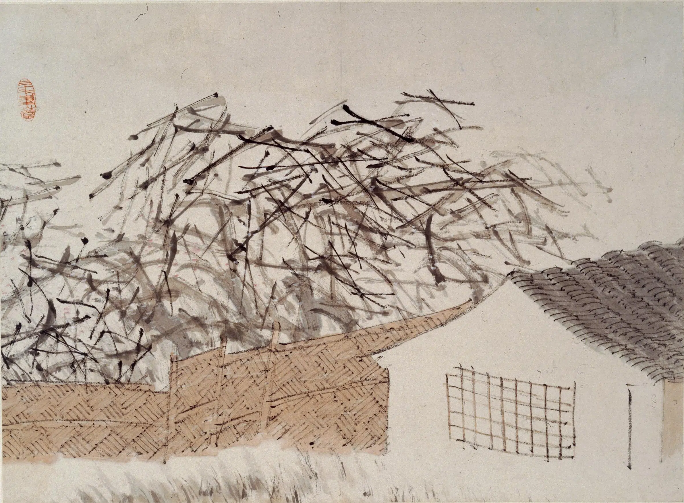清代【虚谷】《山水册-1》 第10张 清代【虚谷】《山水册-1》 第10张