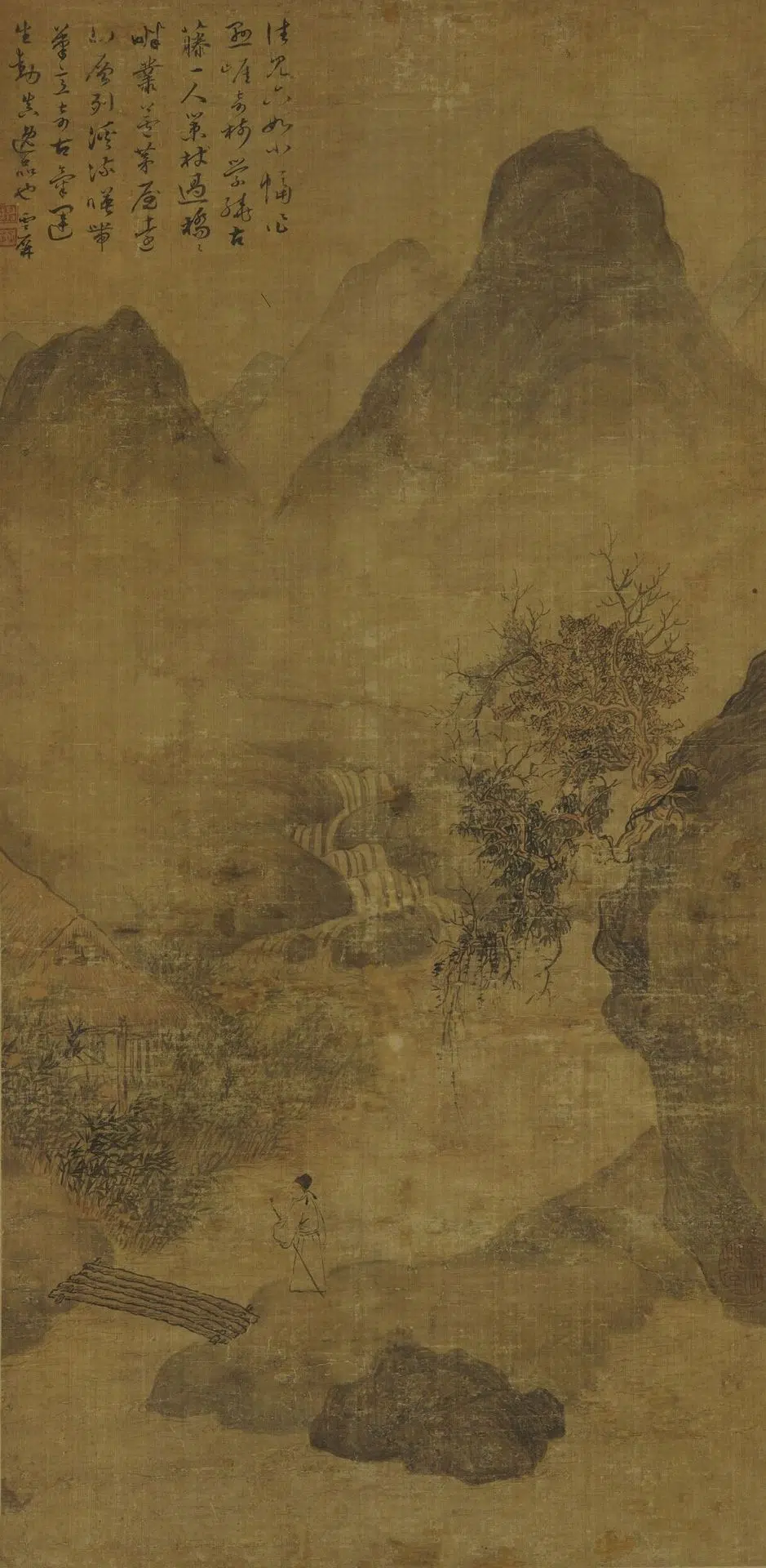 清代【翟（瞿）大坤（翟云屏）】《山水图》