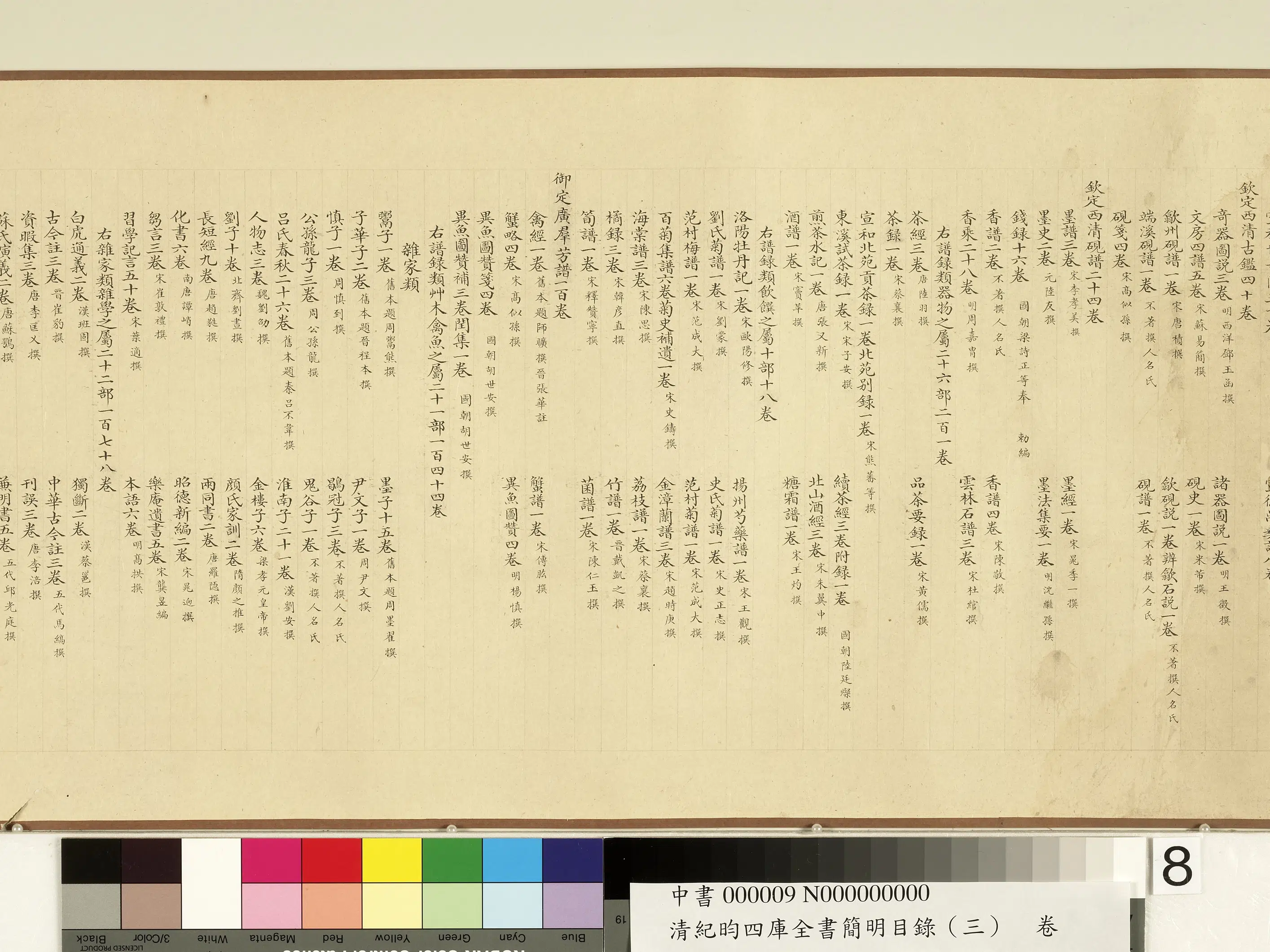 清代【纪昀（盷）】《钦定四库全书简明目录（子部）卷》 第13张