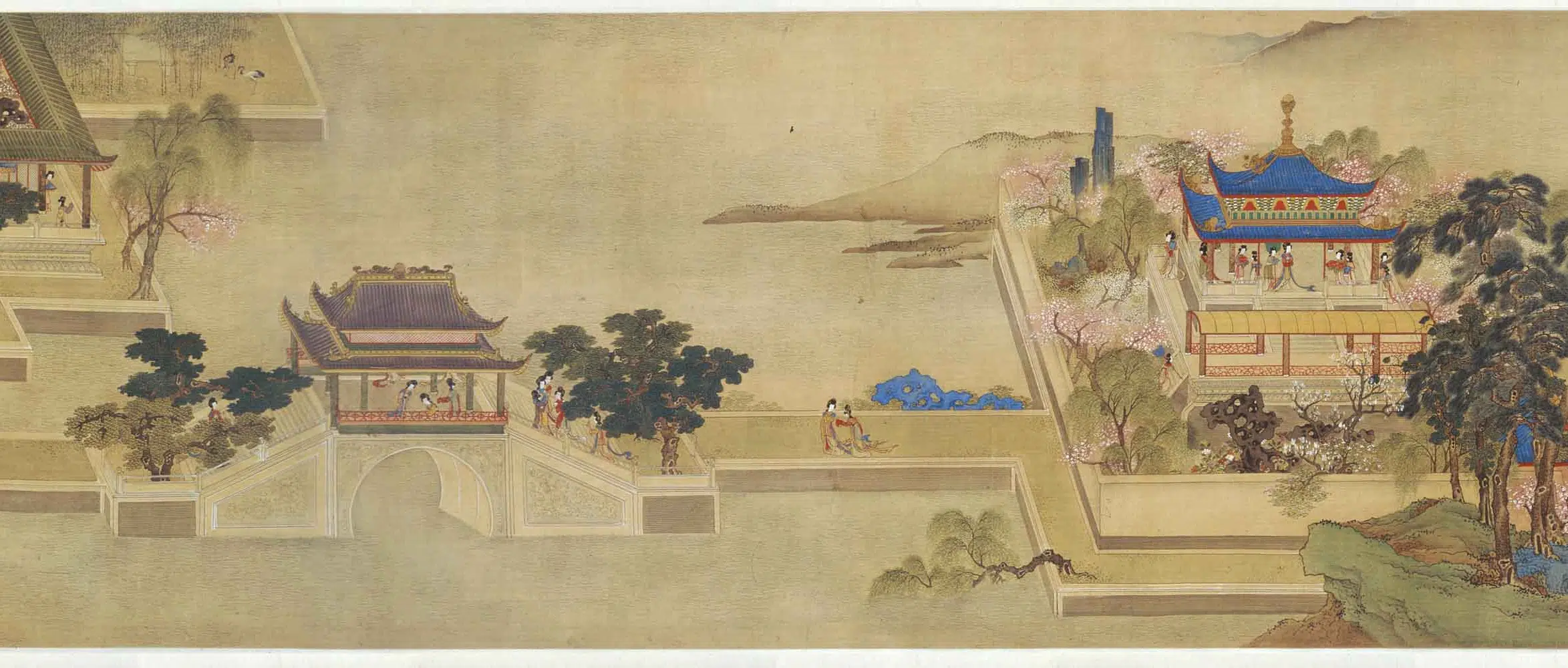 清代【吕焕成】《汉宫春晓图卷》 第9张