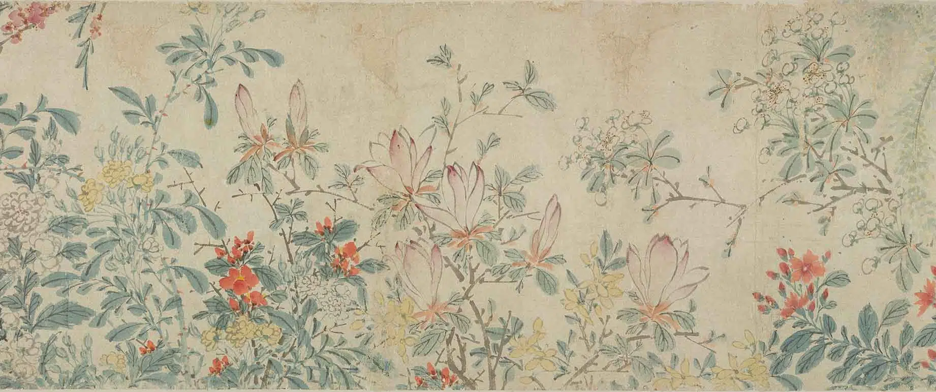 明朝【陈淳（道复）】《四季花卉卷》 第8张