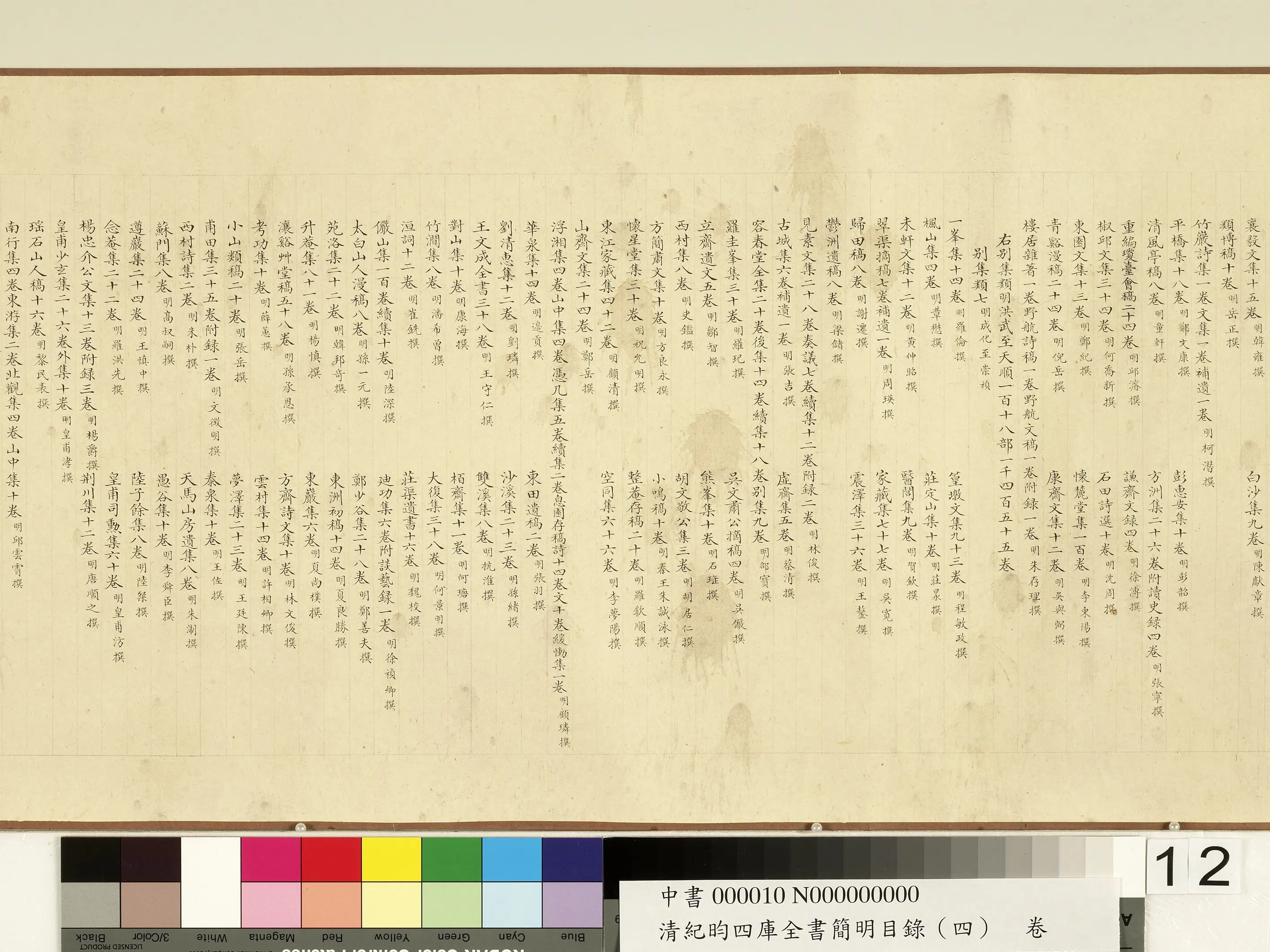 清代【纪昀（盷）】《钦定四库全书简明目录（集部）卷》 第4张
