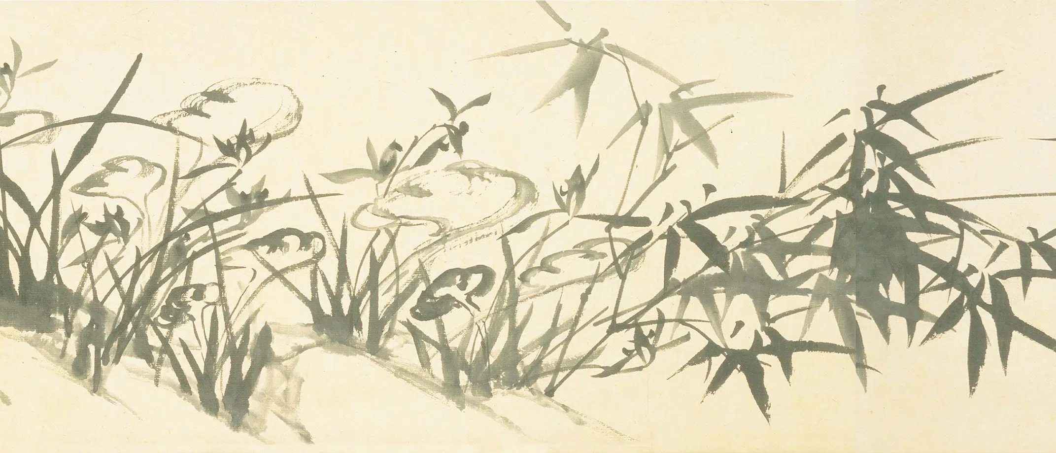 清代【郑板桥（郑燮）】《兰花竹石图卷》 第9张