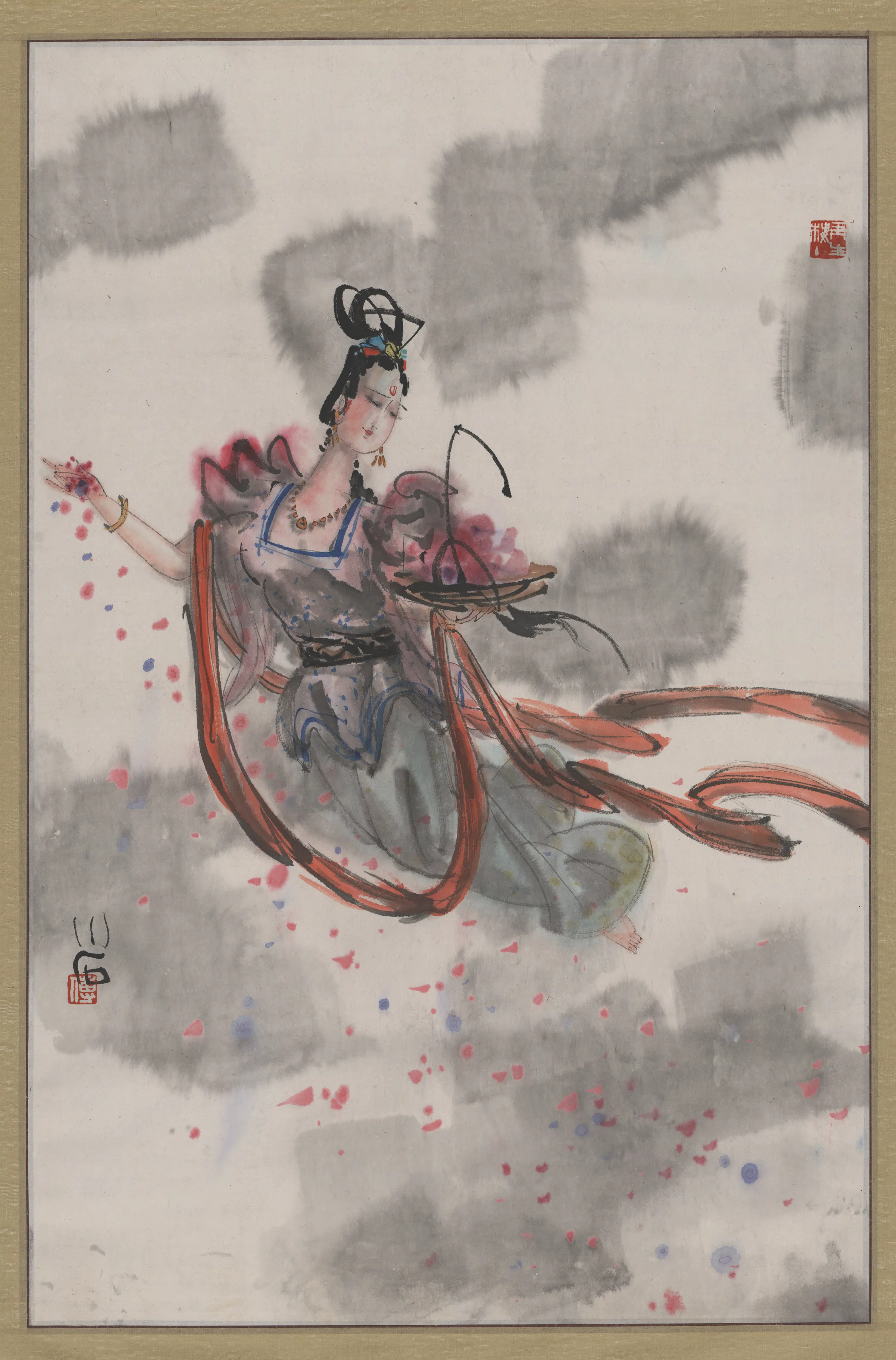 近现代【付小石】《人物图轴》 第1张