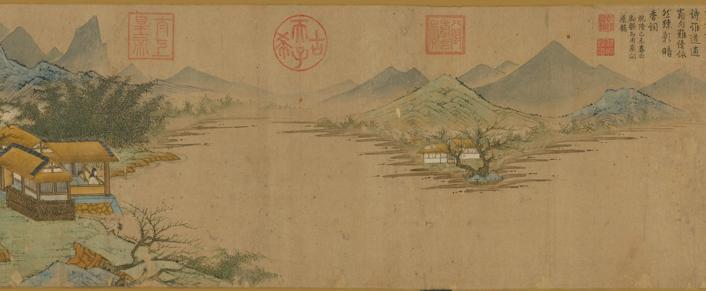 元朝【钱选】《孤山图卷》 第6张
