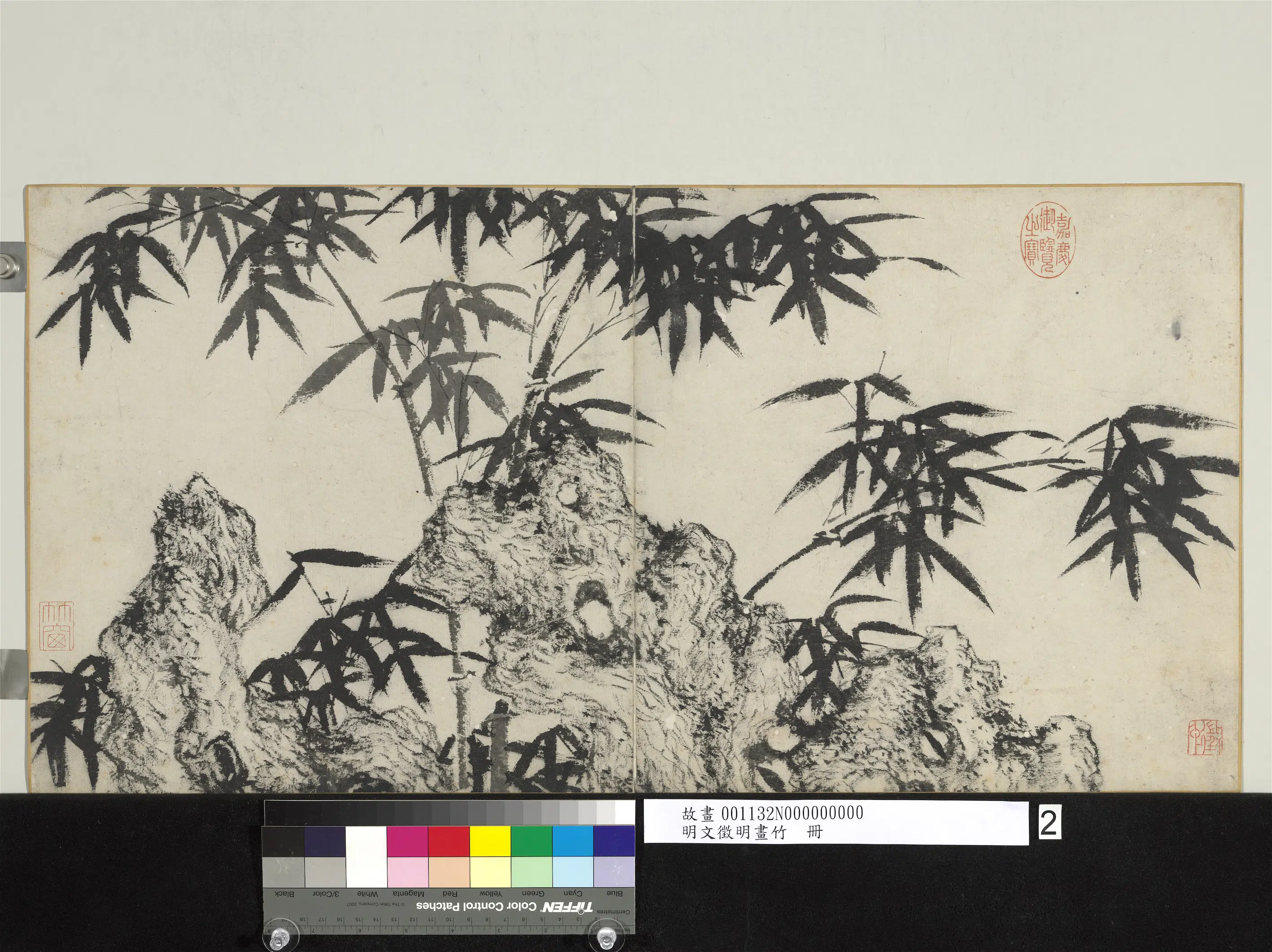 明朝【文征明徵明】《画竹册》 第5张