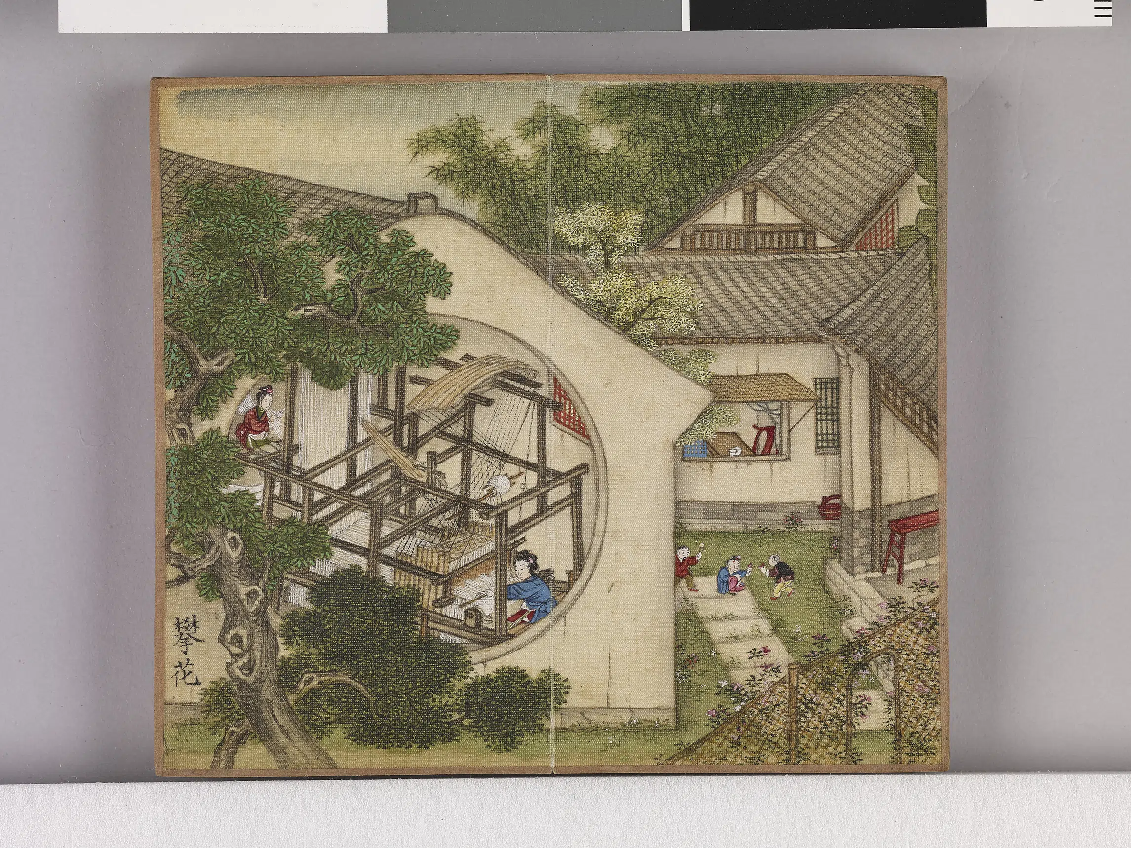 【佚名】《耕织图诗「织四」拓本》 第17张 【佚名】《耕织图诗「织四」拓本》 第17张