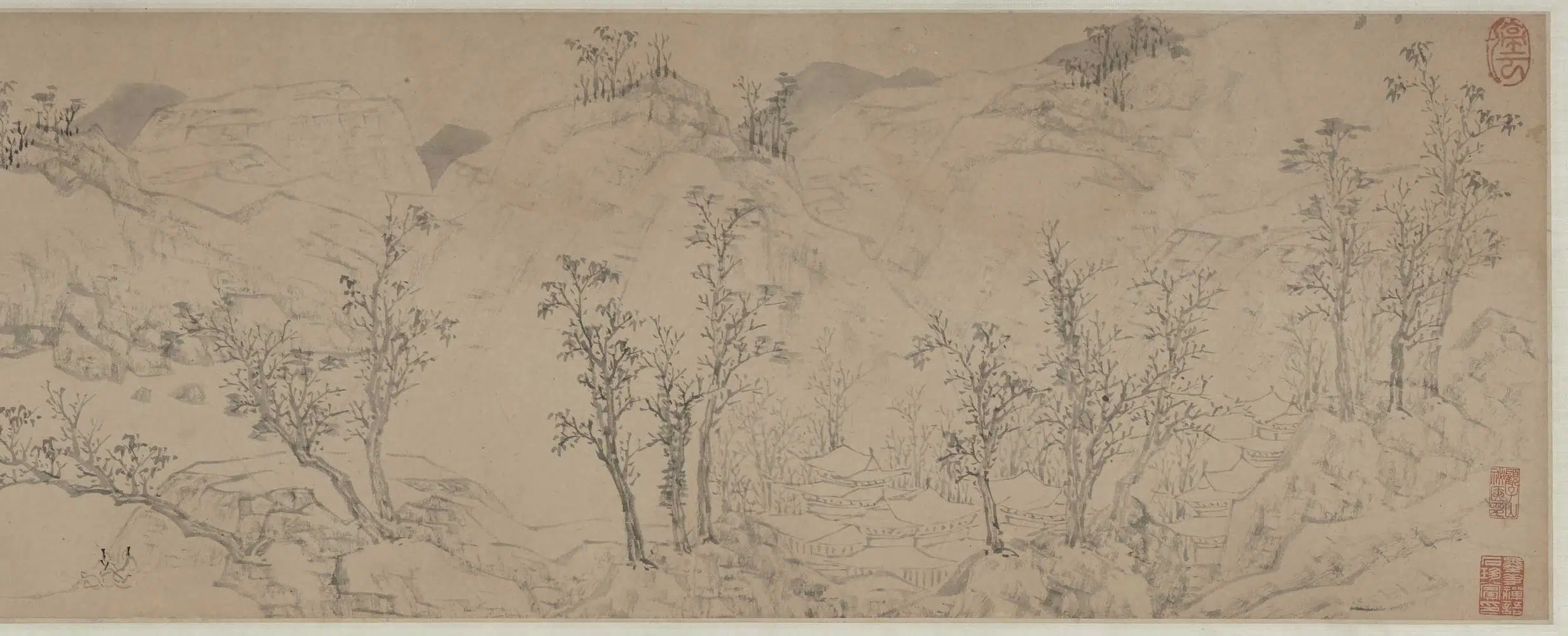 明朝【文徵明（文征明）】《天台山图卷》 第3张