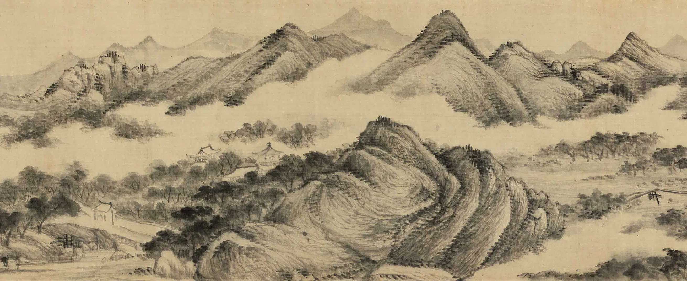 明朝【董其昌】《赠珂雪山水图卷》 第6张