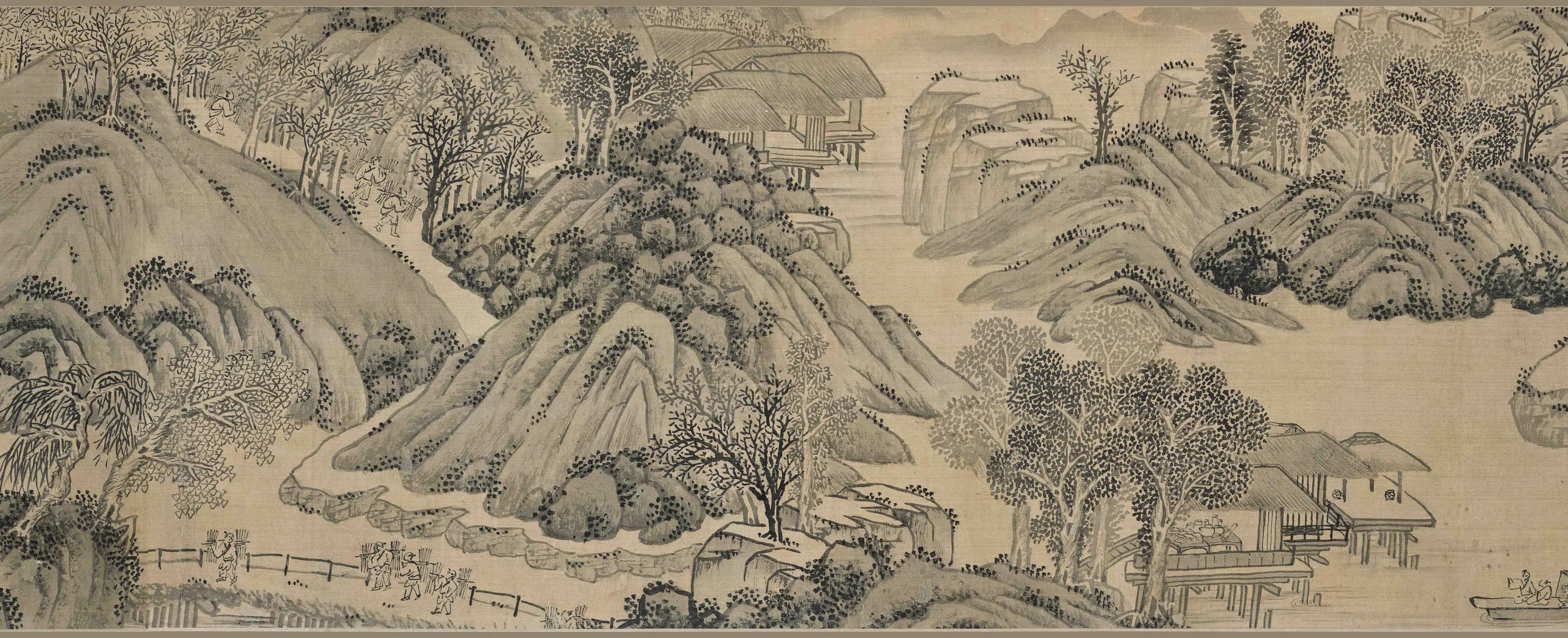 明朝【陈鹤】《宛溪钓隐图卷》 第2张