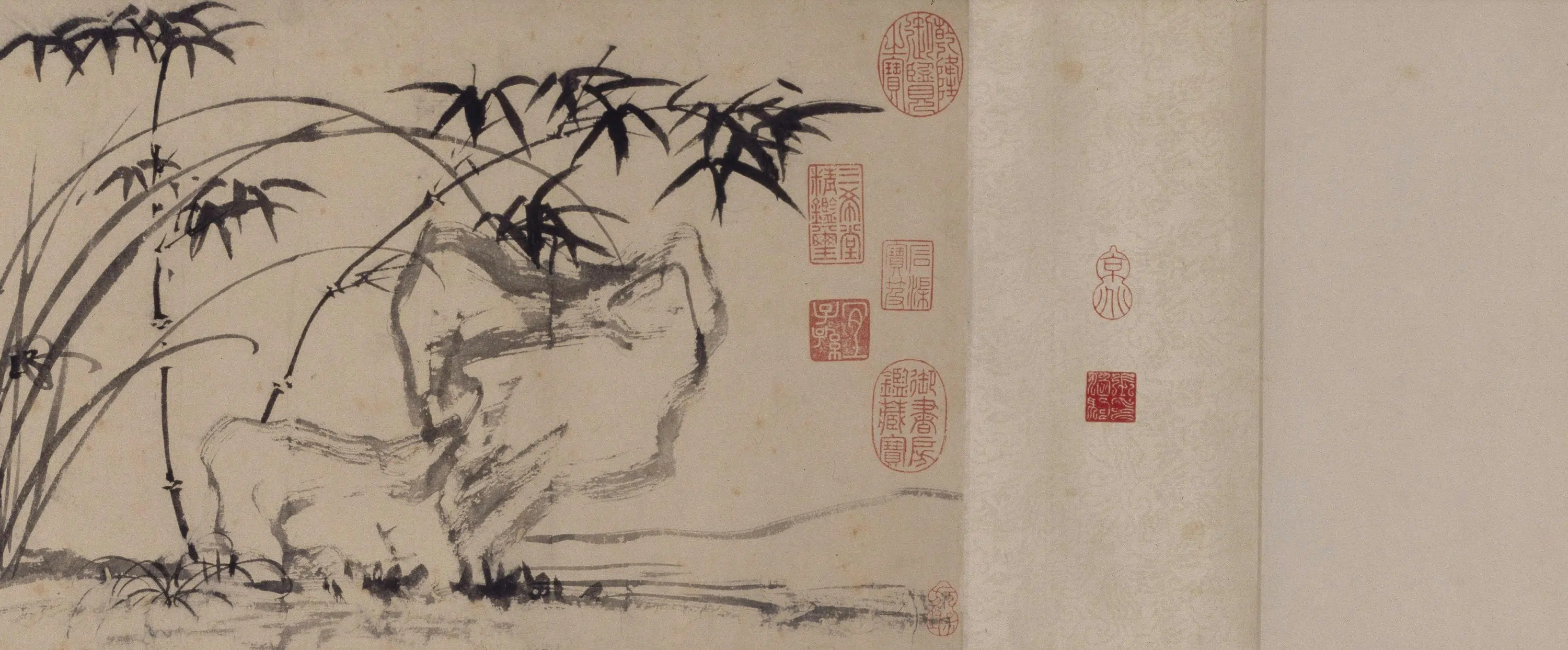 明朝【文徵明】《三友图卷》 第8张