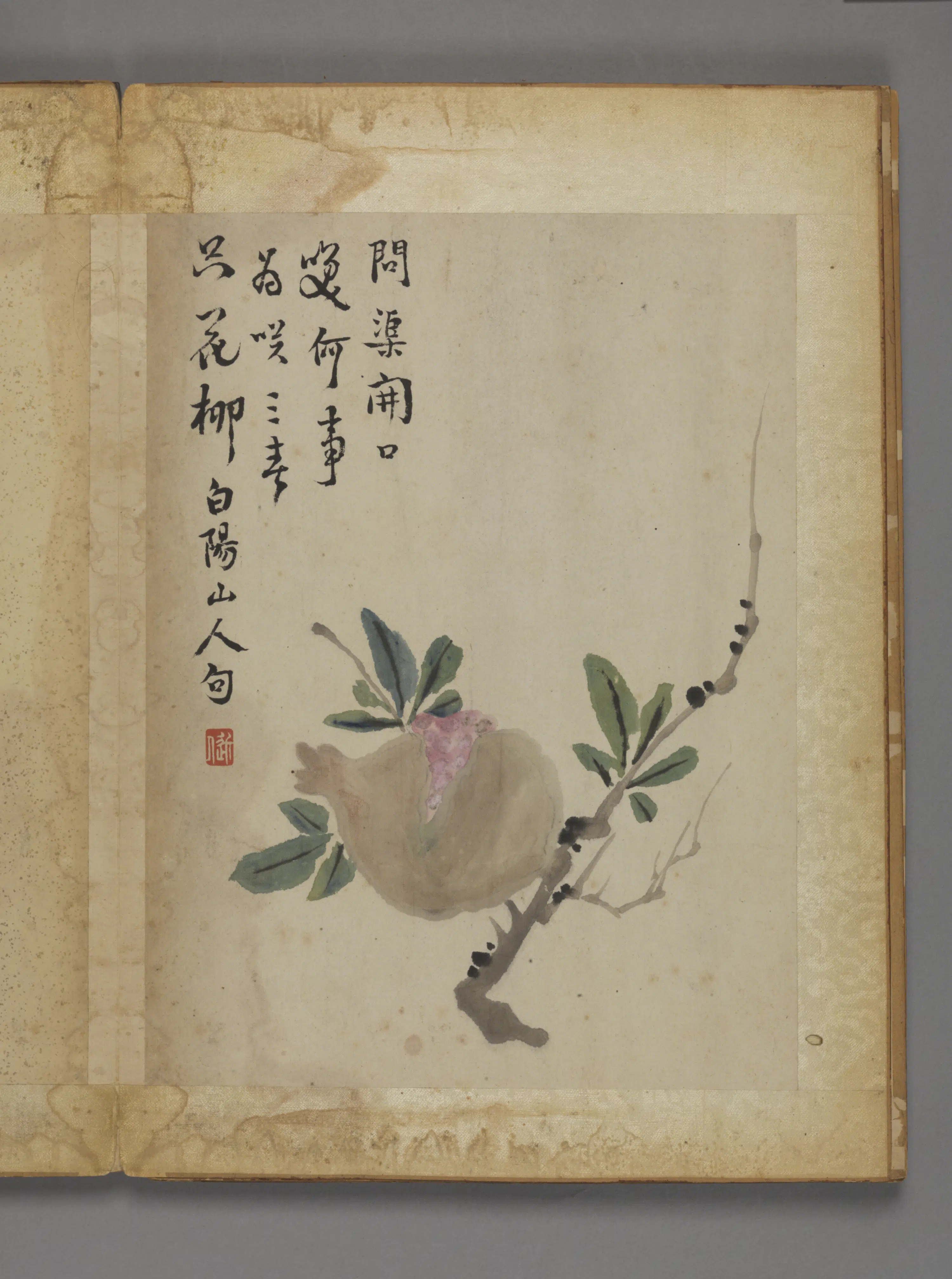 清代【汪士慎】《花卉册(12开)》 第7张 清代【汪士慎】《花卉册(12开)》 第7张