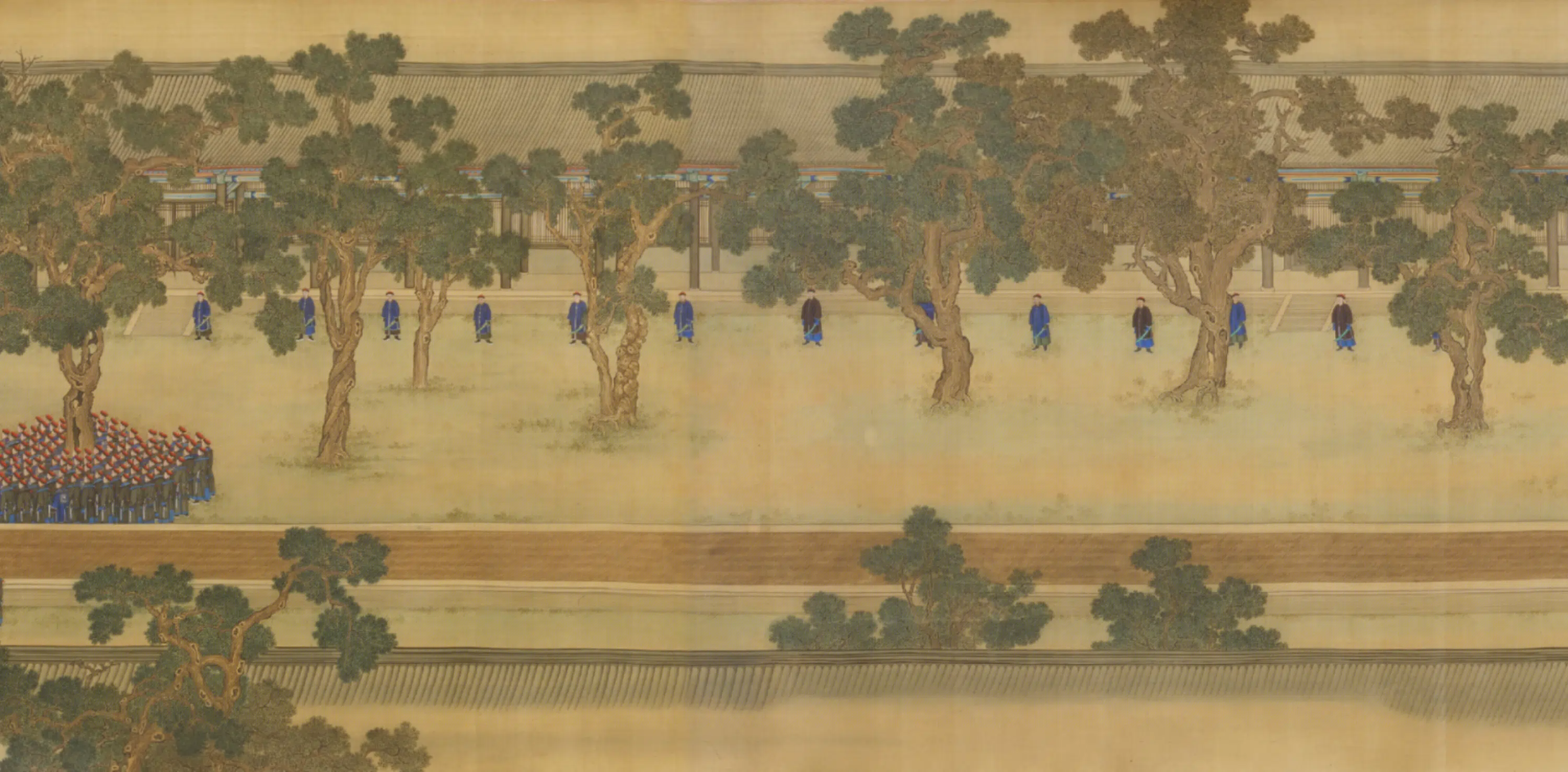 清代【爱新觉罗胤禛-清世宗雍正皇帝】《清人画临雍图像第二卷》 第3张