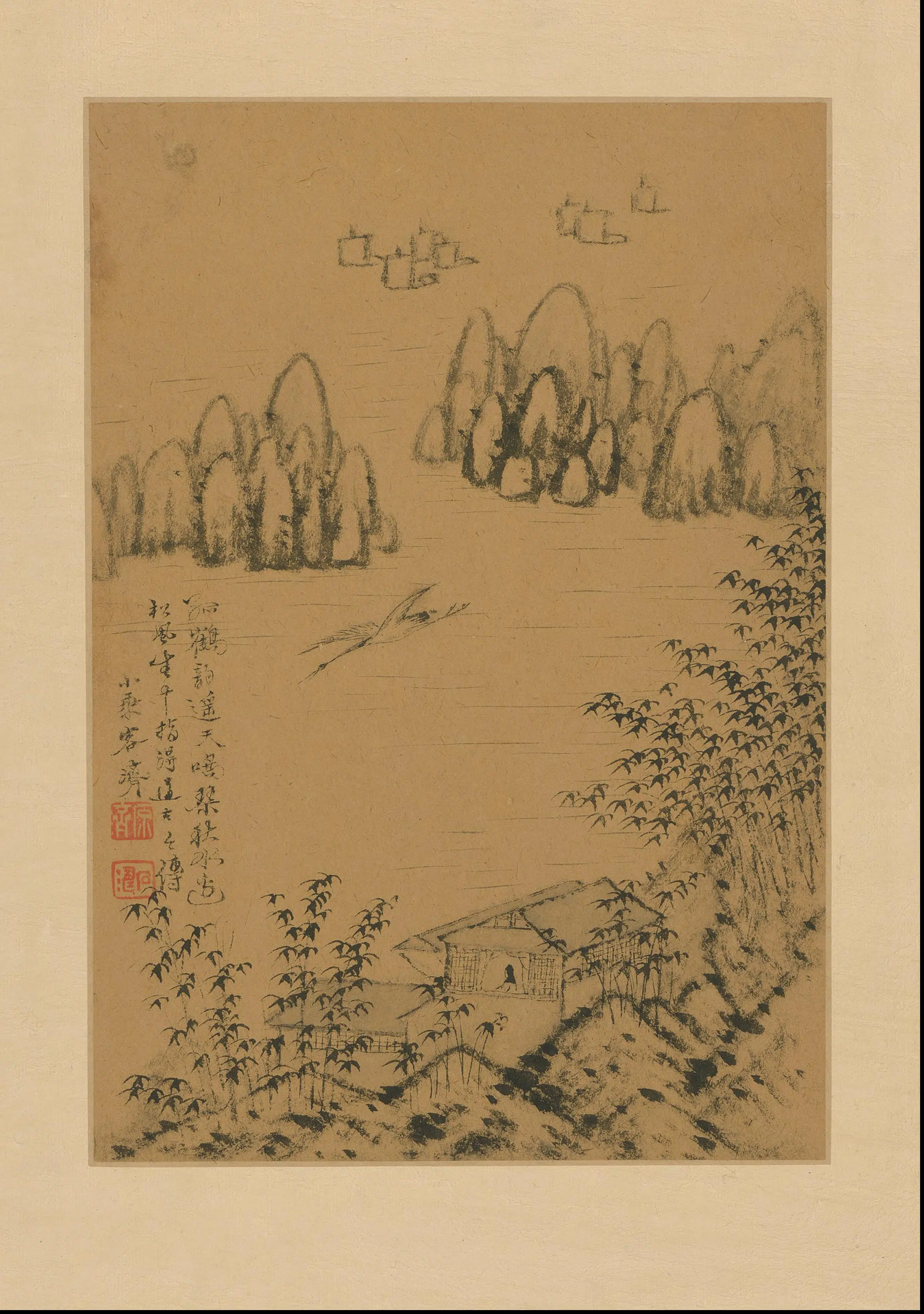 清代【石涛】《山水图册（10开）》 第3张