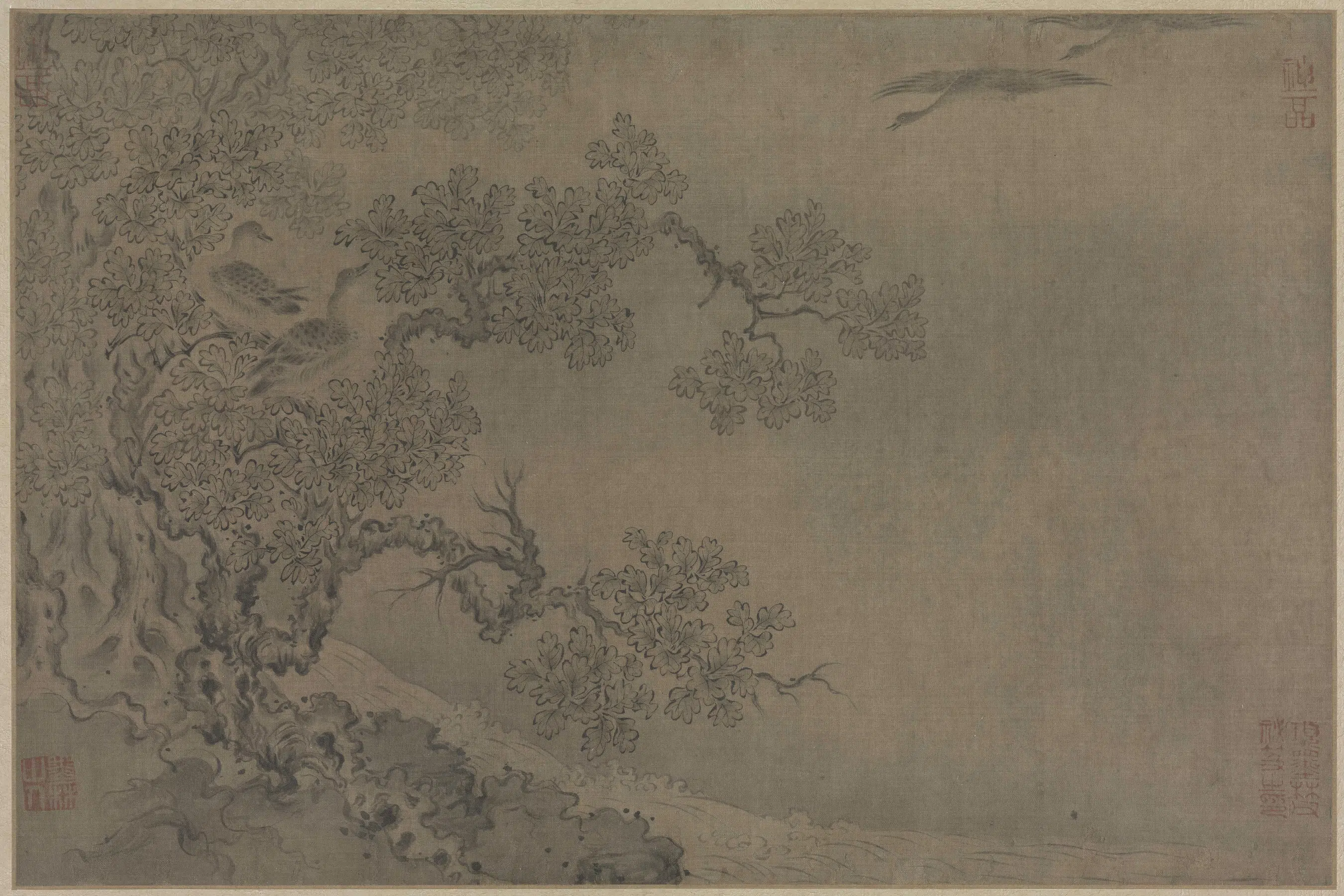 宋代【马和之】《画赵构书唐风册(12开)》 第6张 宋代【马和之】《画赵构书唐风册(12开)》 第6张