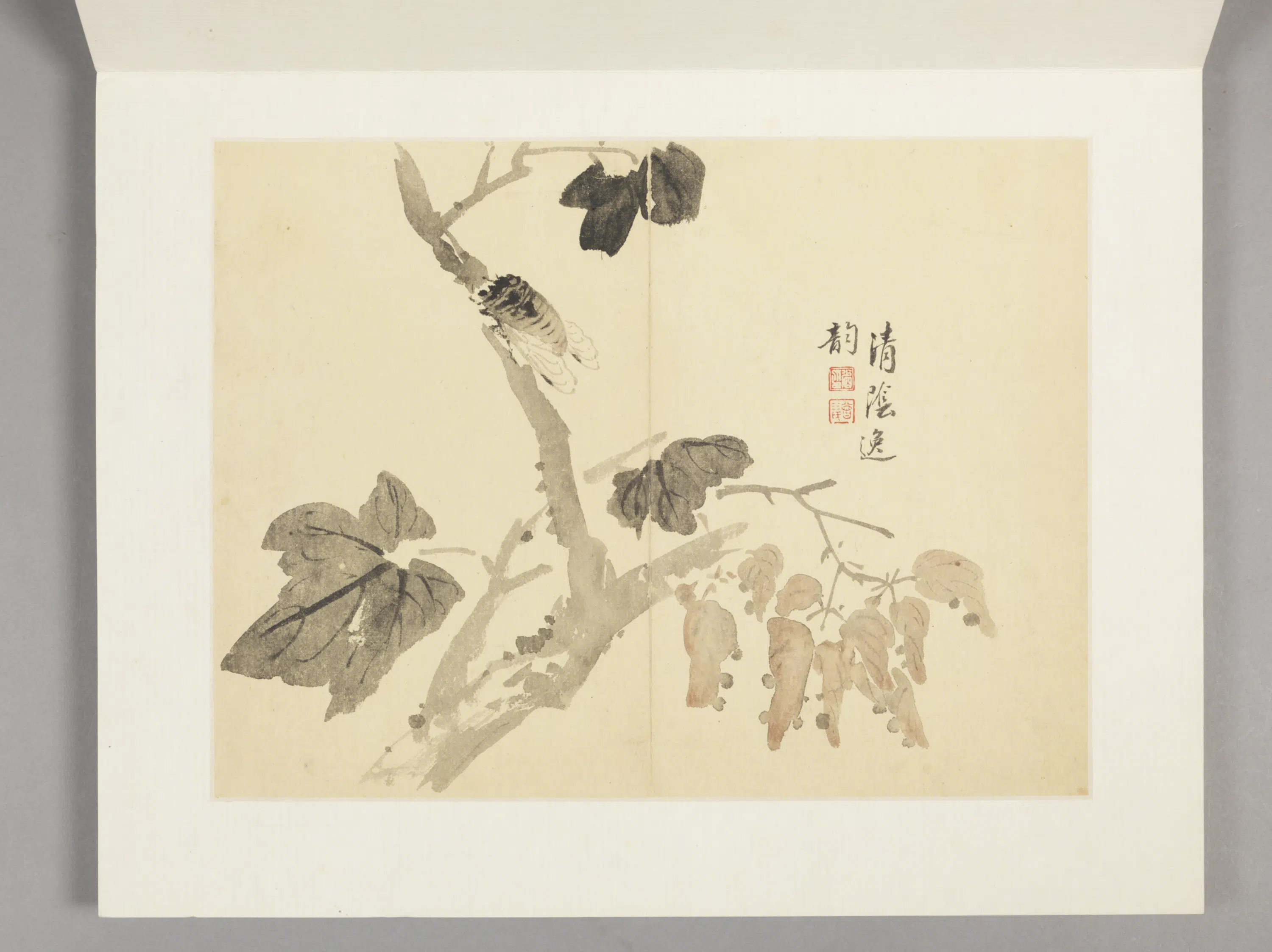 清代【余省】《花卉册（12开）》 第10张