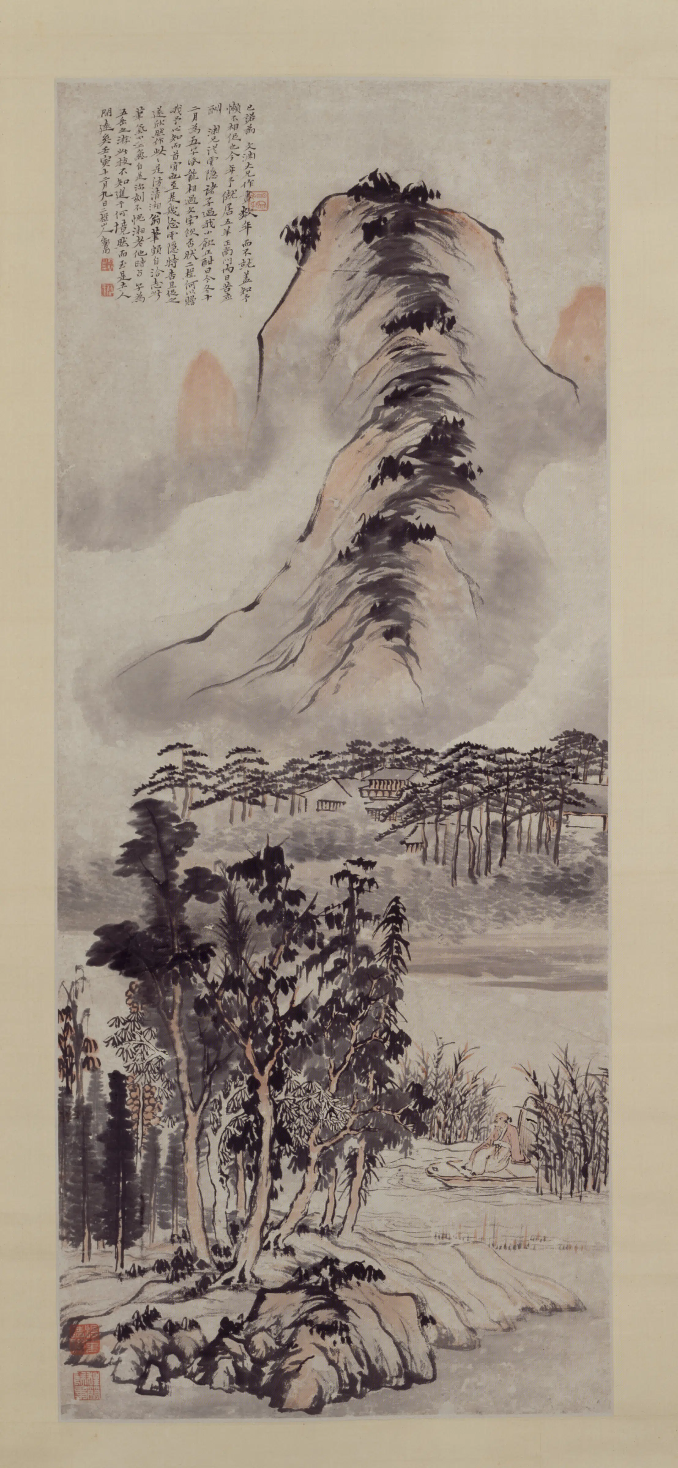 清代【黎简】《山水轴-2》