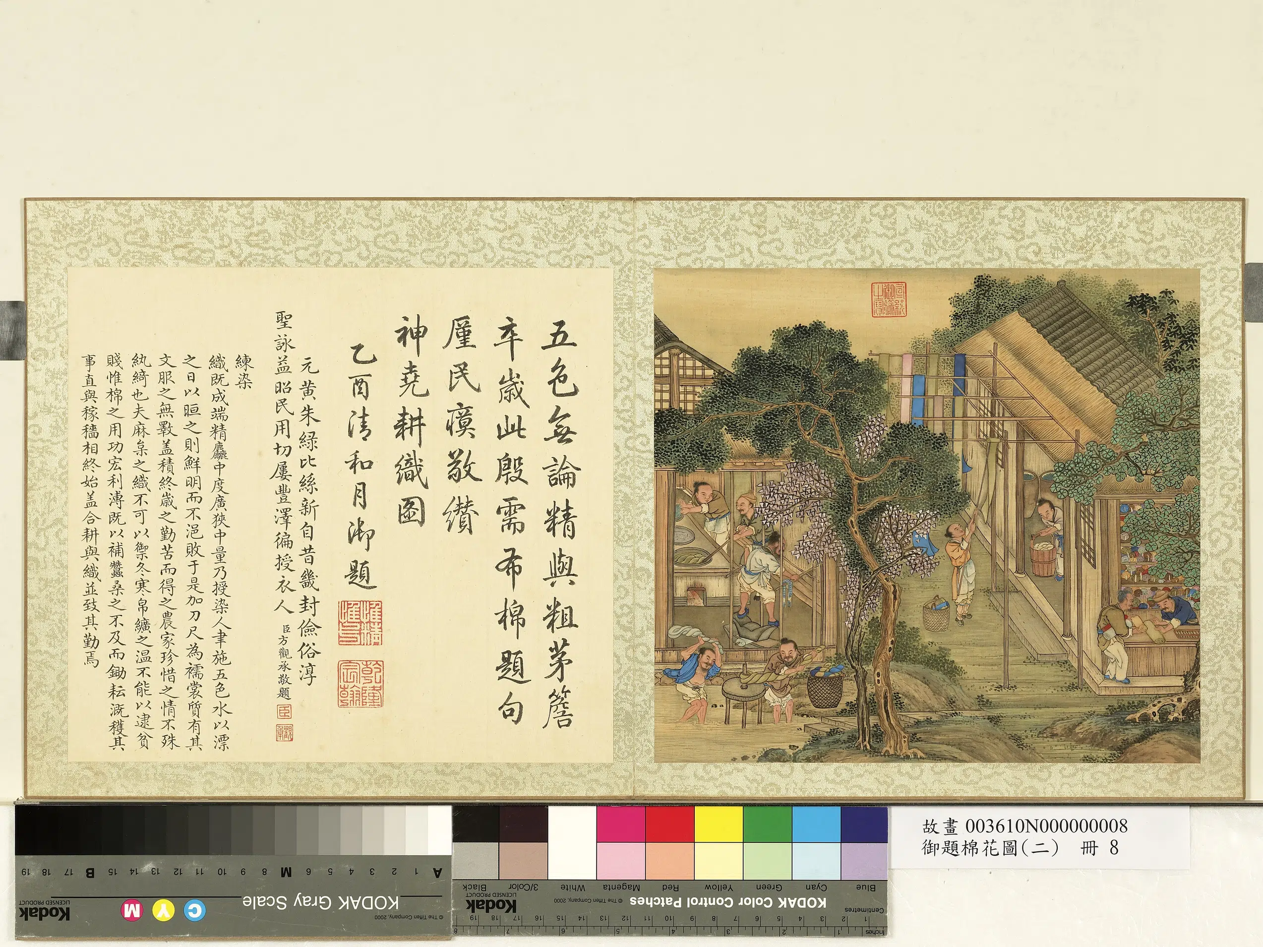【佚名】《御题棉花图(二)册》 第8张 【佚名】《御题棉花图(二)册》 第8张